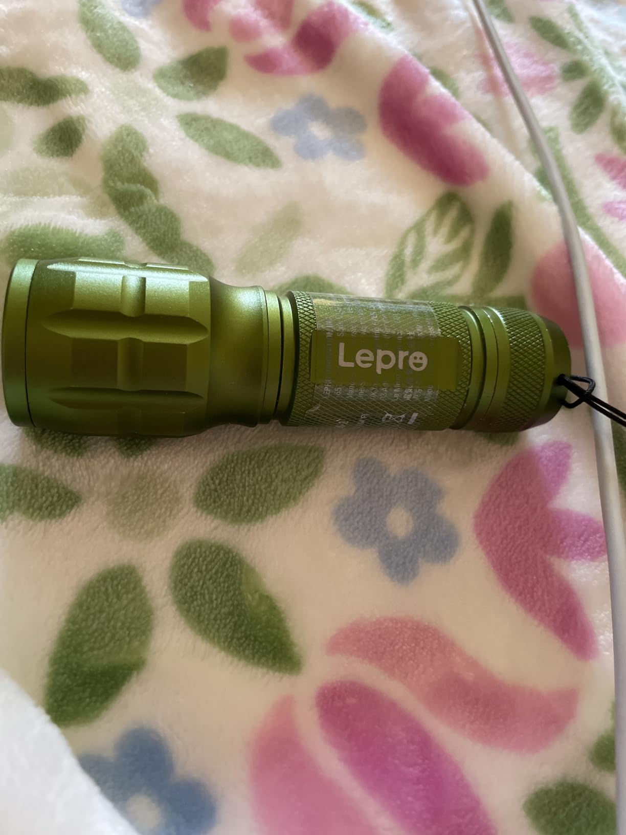 Lepro Lighting Ever LED Flashlight, High Lumens Waterproof Adjustable Focus | Small, lightweight. For outdoor, camping, emergency, tactical use. AAA batteries included. Adjustable zoom focus. customer photo 1