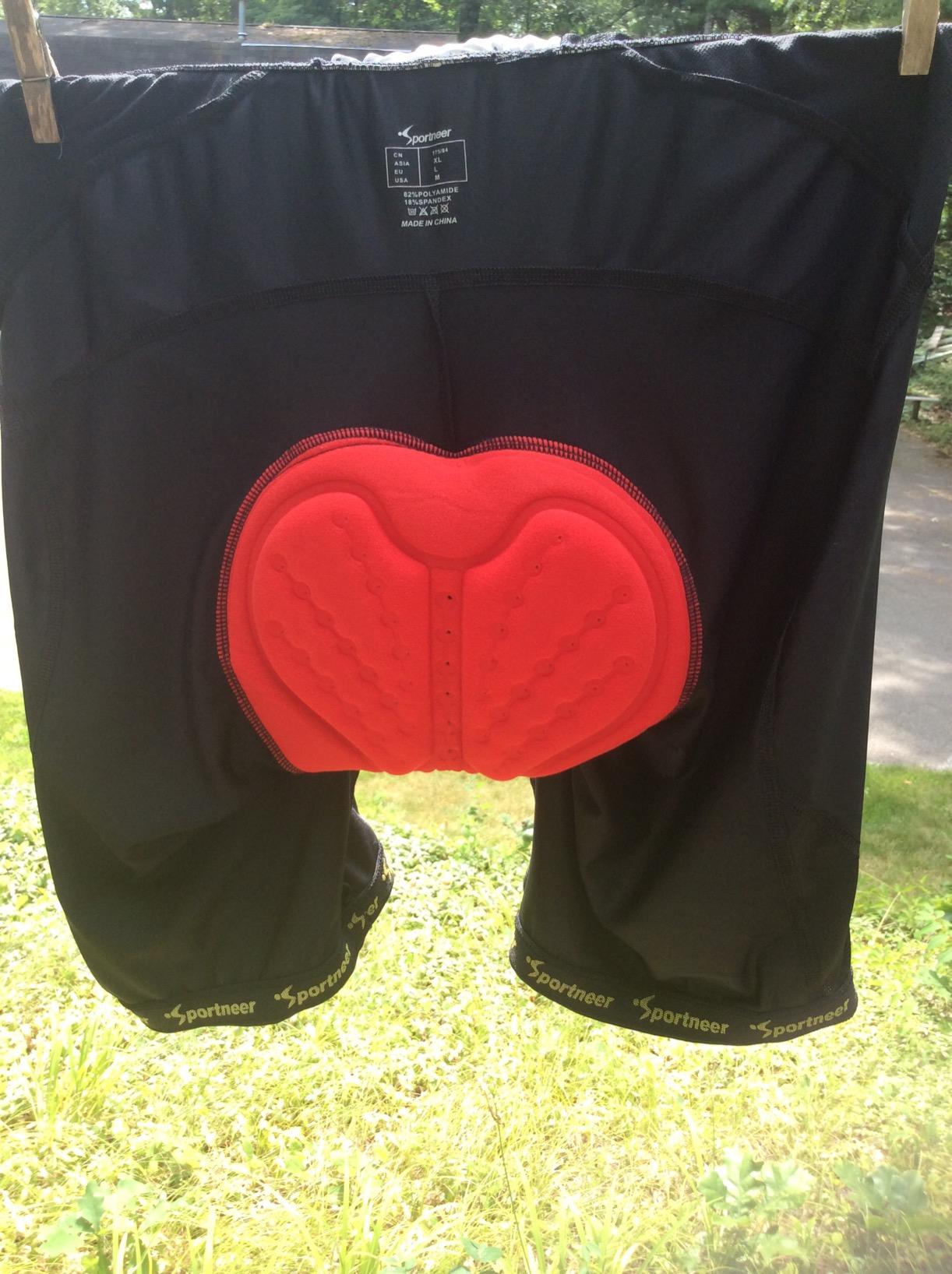 Sportneer Padded Bike Shorts for Men 4D Padding Mens Bicycle Cycling Biking Shorts UPF 50+ Breathable customer photo 1