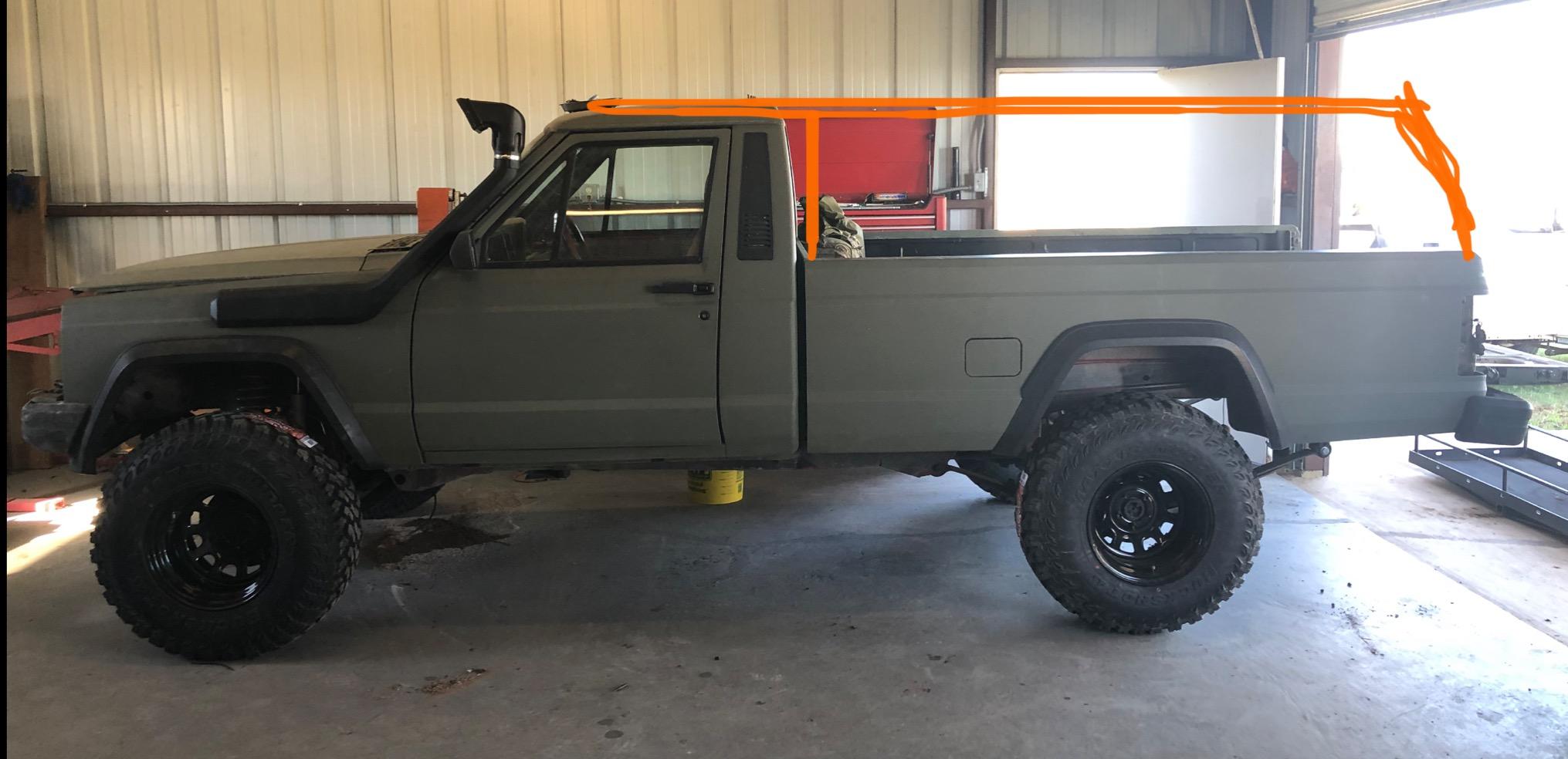 Snorkel Kit System Compatible For 1984-2001 Jeep Cherokee XJ w/Insulation Pad AMCI6 Offroad 4x4 4x2 4WD High Mount Pipe Tube customer photo 1