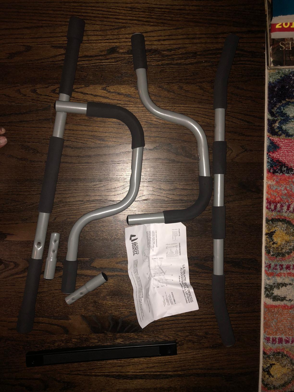 Ultimate Body Press XL Doorway Pull Up bar with Elevated bar & Adjustable Width customer photo 2