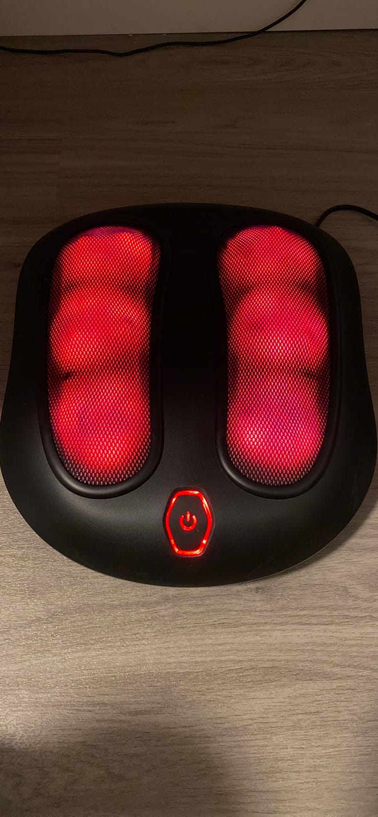 Nekteck Foot Massager with Heat, HSA Eligible FSA Massage Tools Gifts | Shiatsu Heated Electric Kneading Foot Massager Machine for Plantar Fasciitis, Built-in Infrared Heat Function and Power Cord customer photo 2