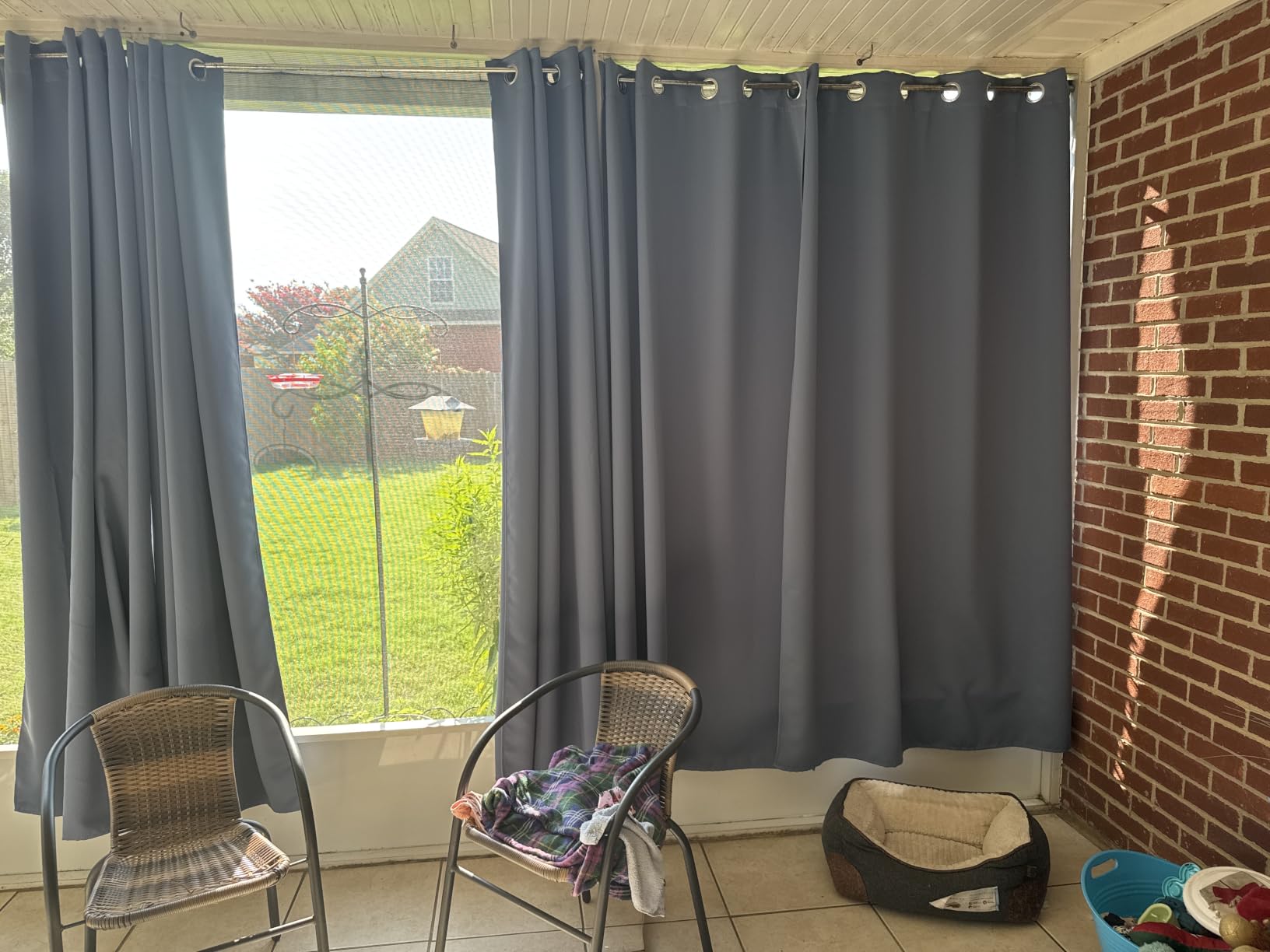 NICETOWN Outdoor Curtains for Patio Waterproof 95