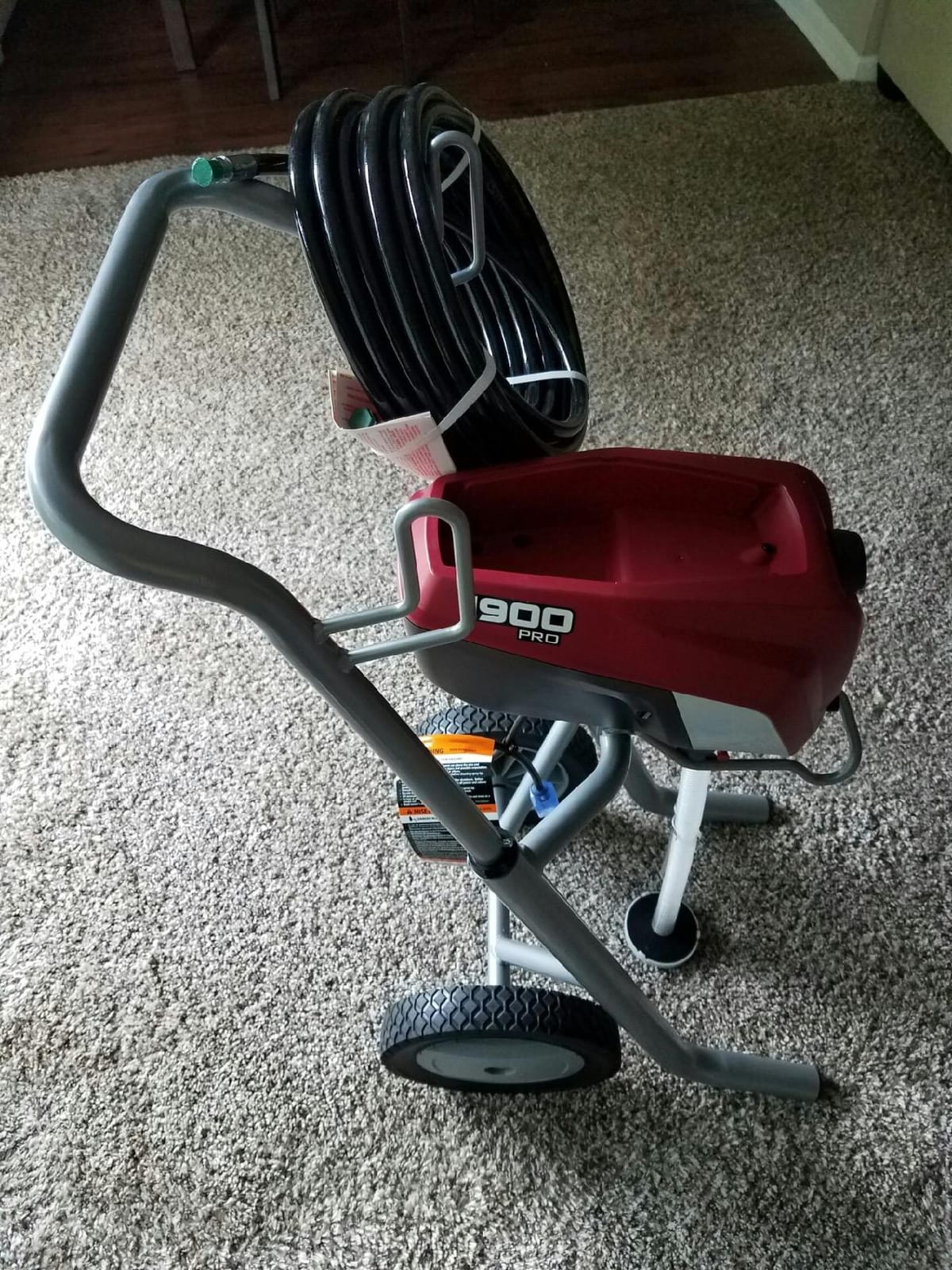 Titan ControlMax 1700 Pro 580006 w/ Cart High Efficiency Airless Paint Sprayer, HEA Technology Decreases Overspray by up to 55% customer photo 1