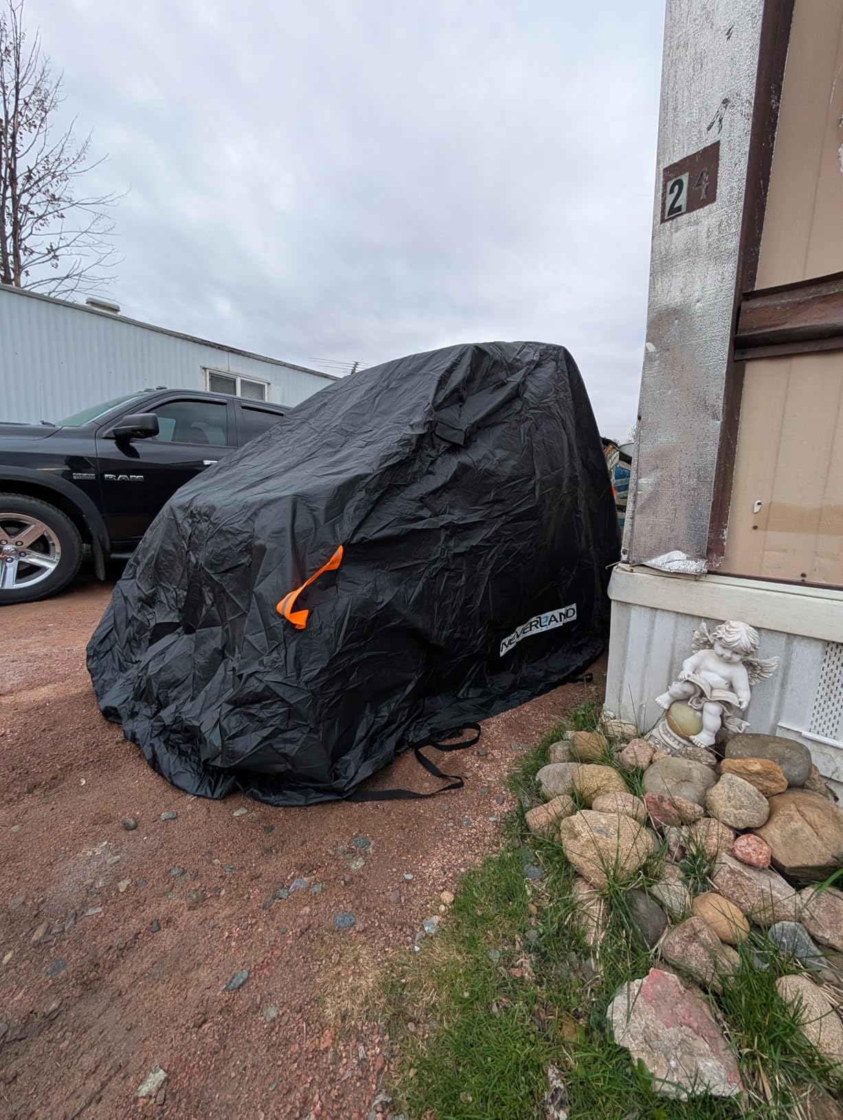 NEVERLAND UTV Cover 2-3 Seater Heavy Duty Oxford Waterproof Outdoor Storage | UV Protection, Adjustable Straps, 2 Air Vents for Polaris Ranger RZR Yamaha Wolverine Can-Am Defender Honda Kawasaki Mule customer photo 1
