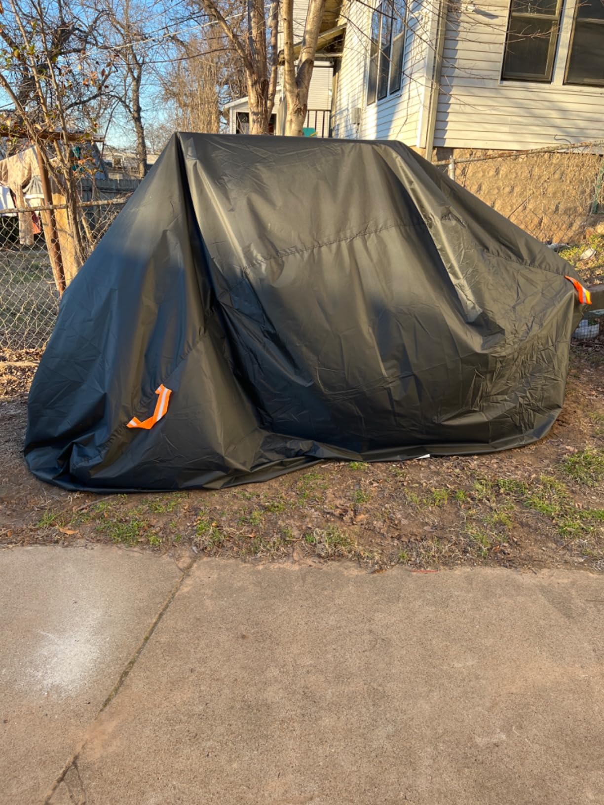 NEVERLAND UTV Cover 2-3 Seater Heavy Duty Oxford Waterproof Outdoor Storage | UV Protection, Adjustable Straps, 2 Air Vents for Polaris Ranger RZR Yamaha Wolverine Can-Am Defender Honda Kawasaki Mule customer photo 2