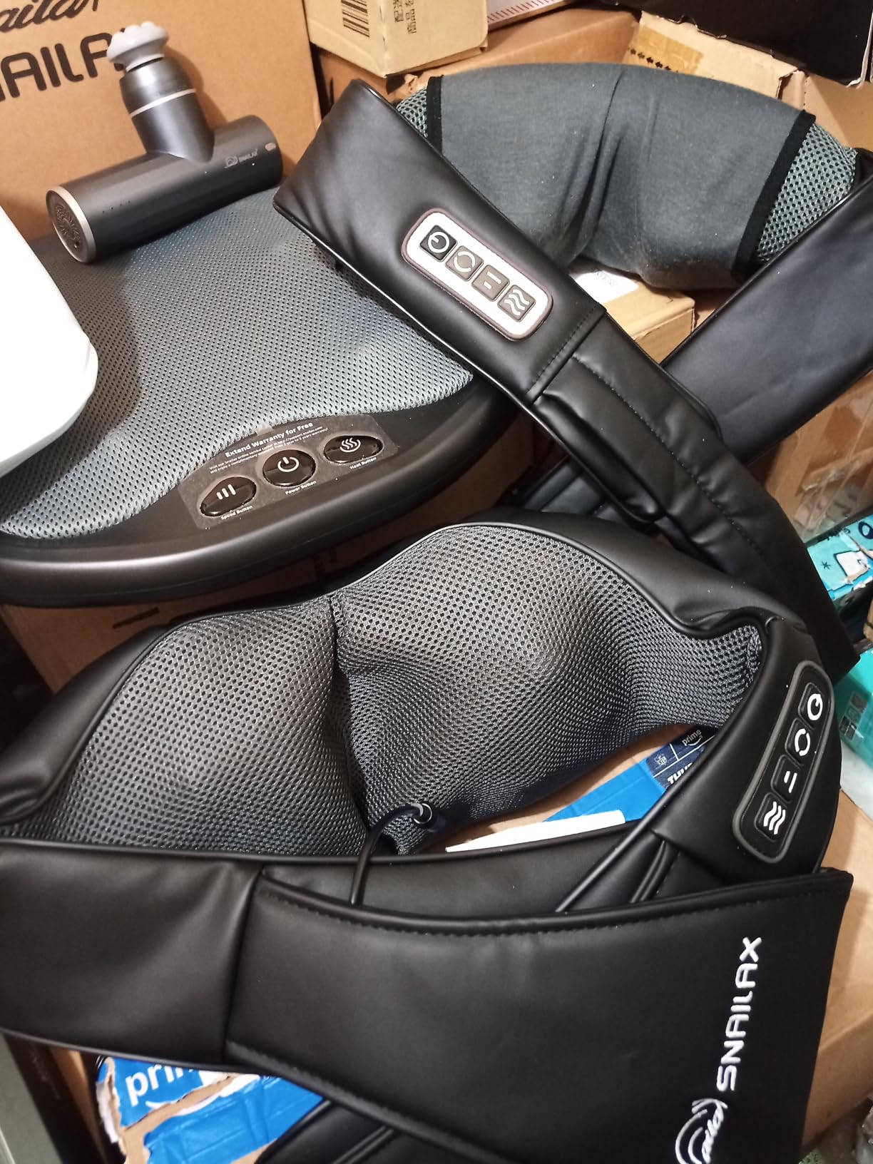 Shiatsu Neck & Shoulder Massager with Heat, Deep Tissue Back Massager customer photo 1