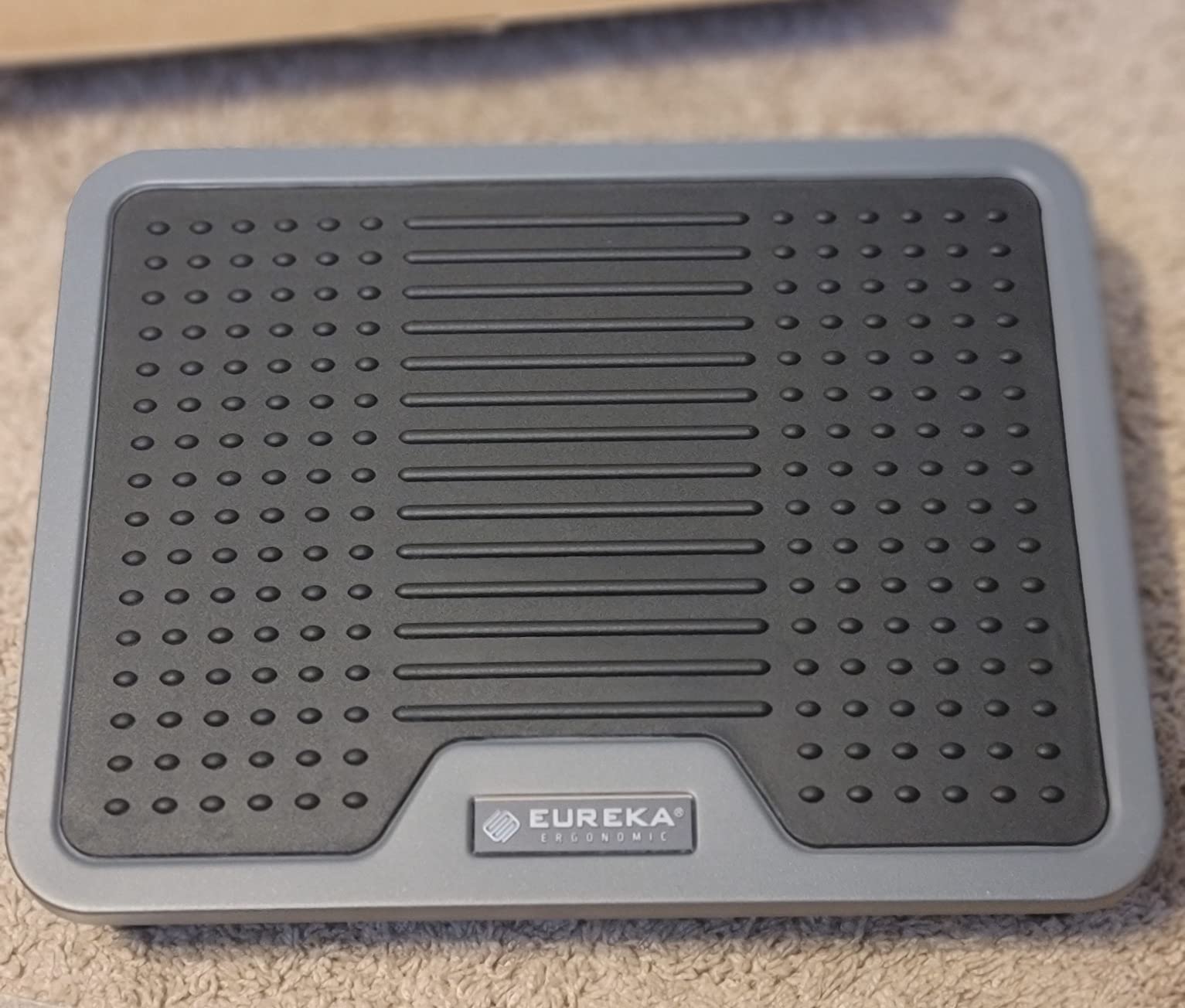 EUREKA ERGONOMIC Tilt Adjustable Footrest, Foot Rest for Under Desk at Work with Massage Surface, Office Foot Rest Under Desk with 20 Degree Tilt No Locking, Metal Frame customer photo 2