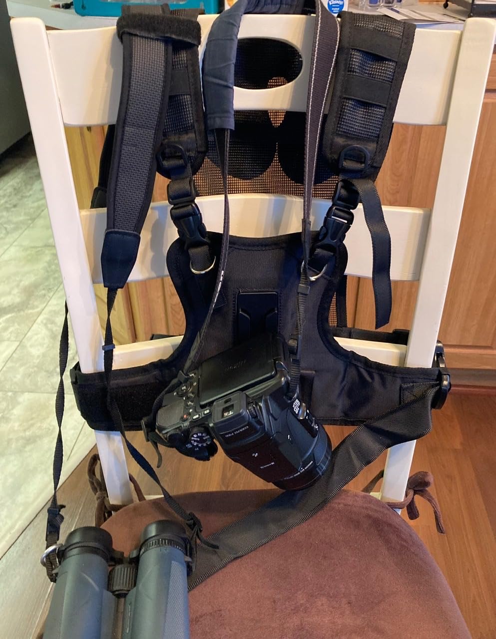 Nicama Camera Harness Carrier Chest Vest for 2 Cameras Canon Nikon Sony - for Canon 6D 5D2 5D3 Nikon D800 D810 Sony A7S A7R A7S2 Sigma Olympus DSLR Hiking Climbing Wedding Travel customer photo 2