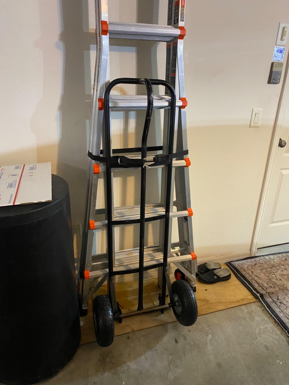 Little Giant Velocity, Aluminum Ladder, 18 ft with Leg Levelers, 15417-801 | Telescoping Multi-Position Ladder, Integrated Leg Levelers, Slip-Resistant Feet, Type IA 300 lbs. Rating customer photo 2