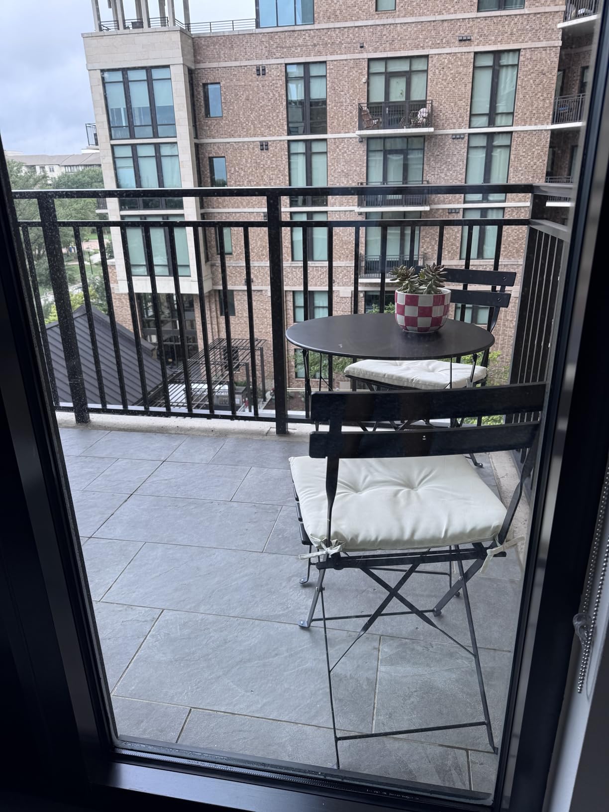 Grand Patio 3 Piece Folding Patio Bistro Set for Outdoor, Mint Green | Steel Frame, Foldable Table and Chairs, for Balcony Garden Patio, Folding Outdoor Patio Furniture Sets customer photo 2