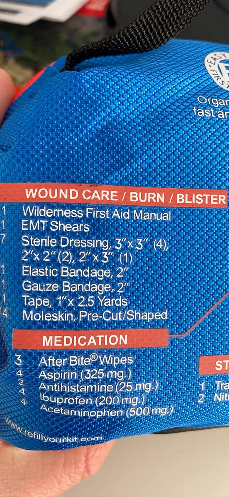 Adventure Medical Kits Mountain Series Medical Kit - Hiker - Emergency Medical First Aid Kit - For 2 People for 2 Days - Comes with a Trauma Pad, Medicine, Guide Book & More customer photo 1