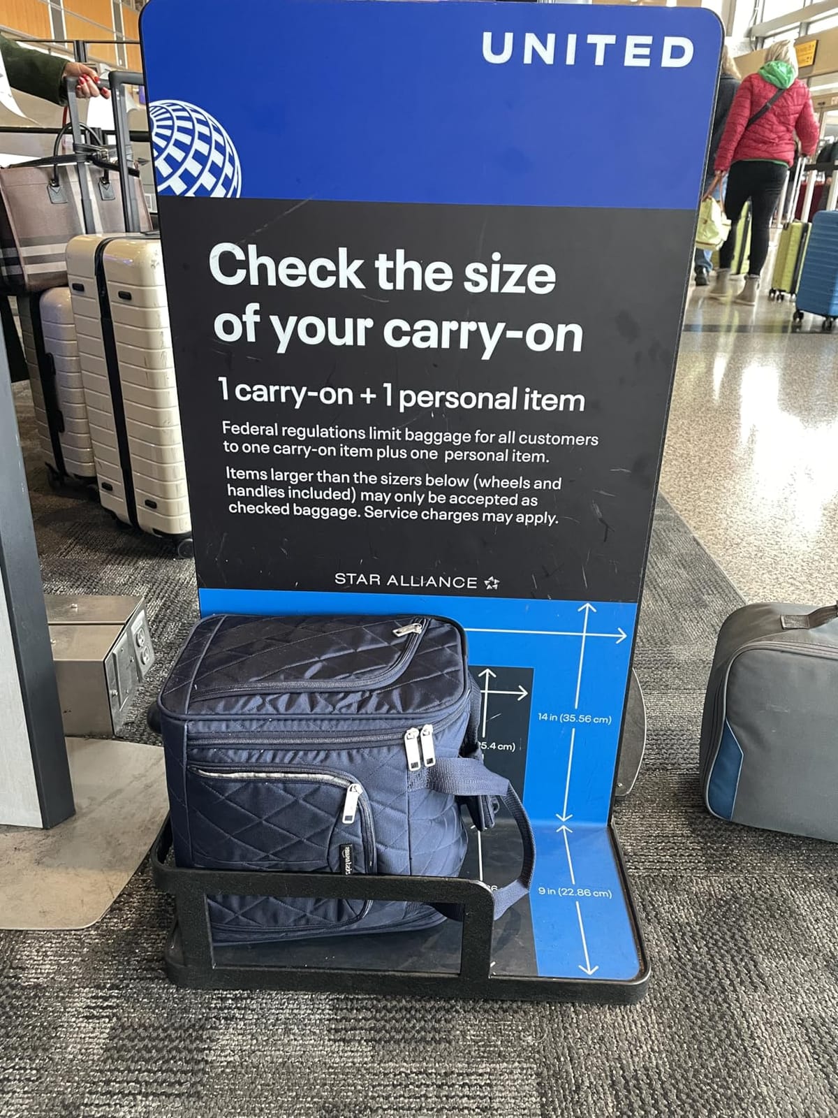Amazon Basics Underseat Carry-On Luggage with Wheels and Handle, 14