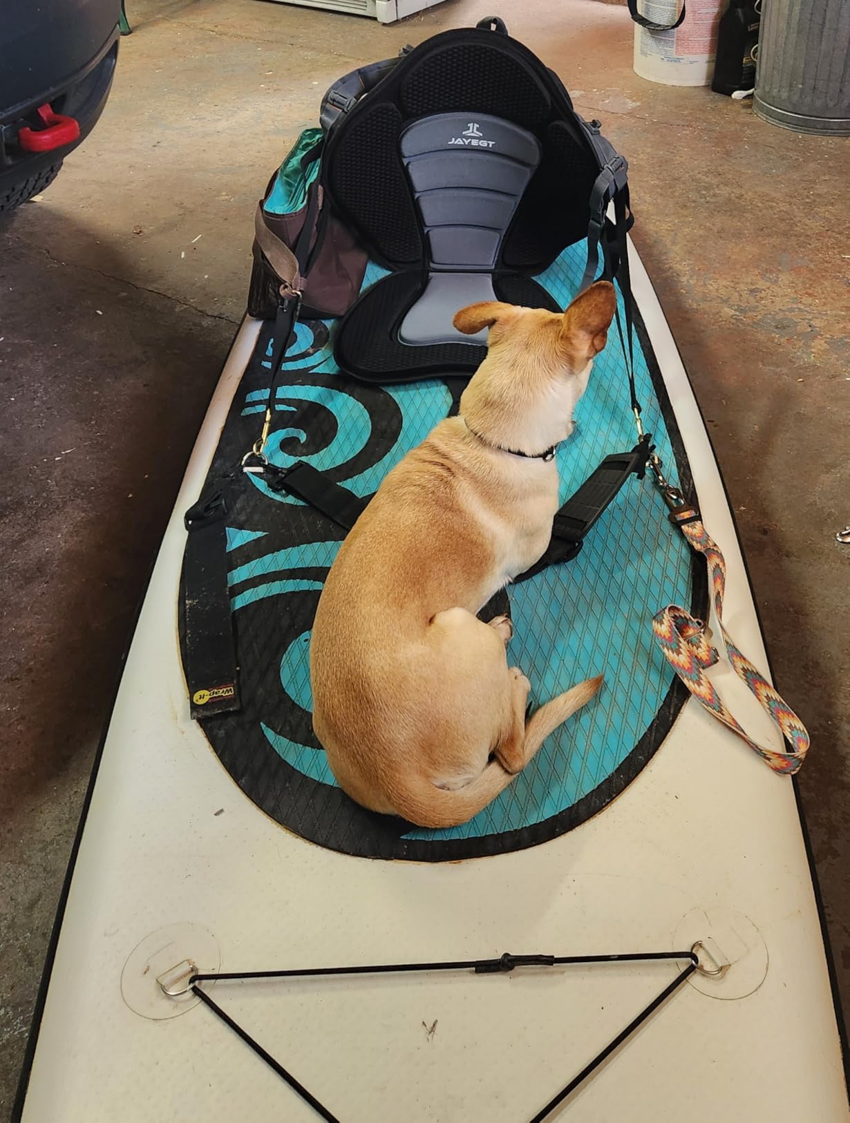 JAYEGT Kayak Seat Padded Deluxe High Back Canoe Seat with Back Support Adjustable Fishing Seat for Universal Sit with Detachable Kayak Backrest customer photo 1