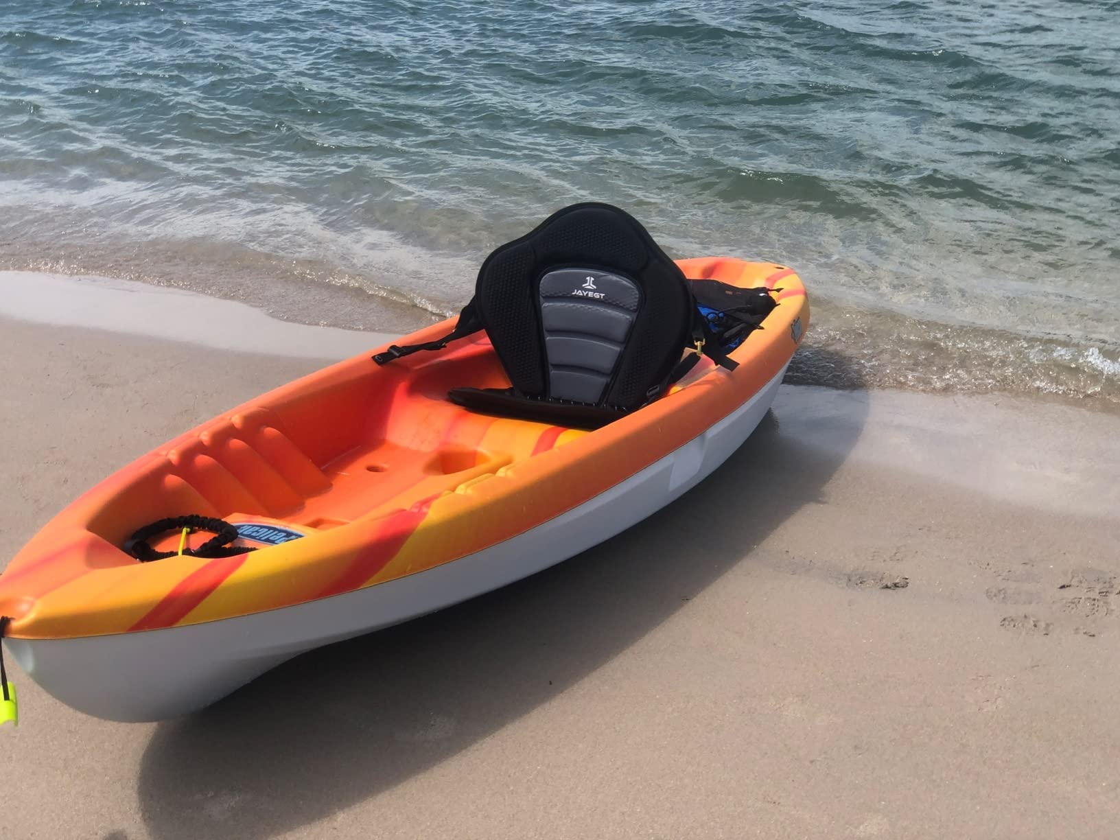JAYEGT Kayak Seat Padded Deluxe High Back Canoe Seat with Back Support Adjustable Fishing Seat for Universal Sit with Detachable Kayak Backrest customer photo 2