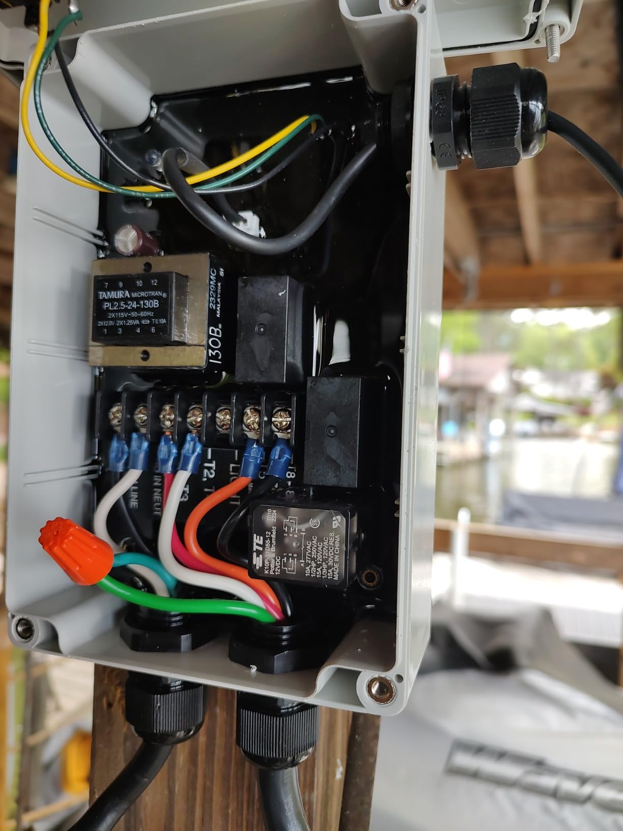 Boat Lift RF Remote Control System, 120VAC Single Phase, Capacitor Start (4-Wire) AC Motor Reversing with Limit switches customer photo 2
