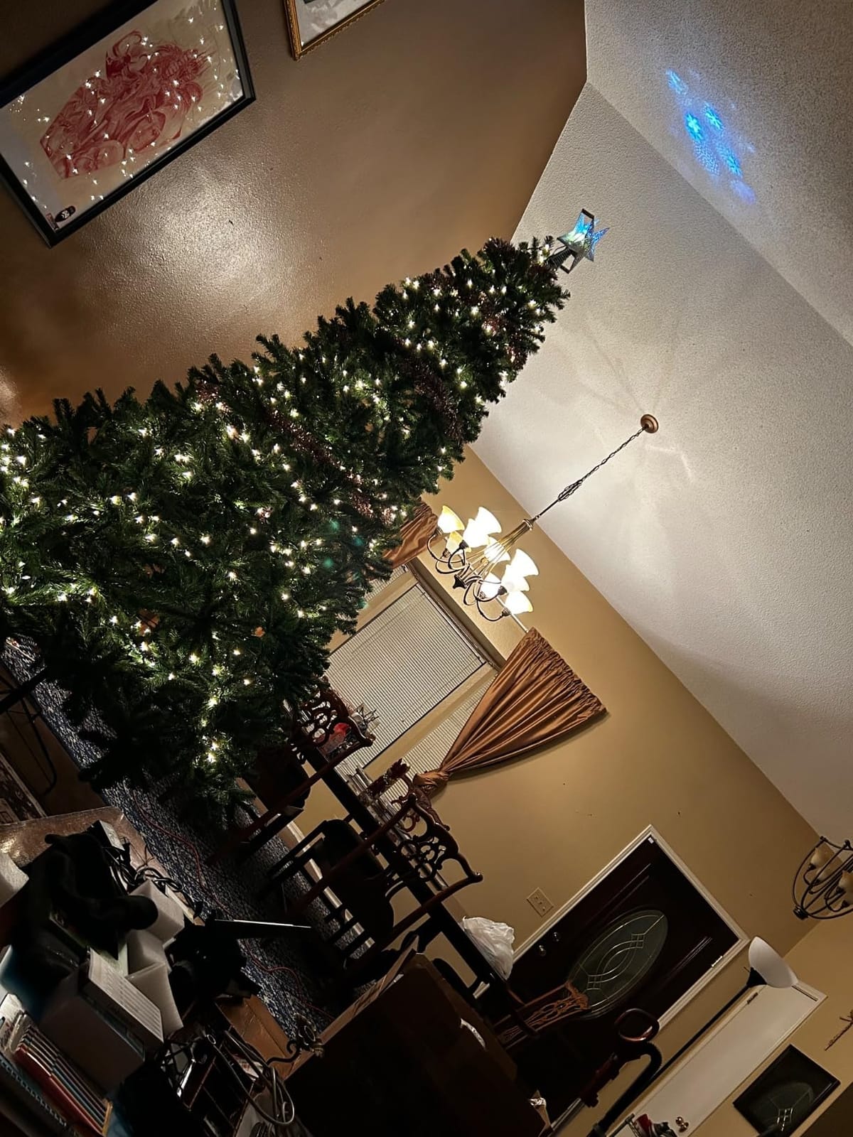 National Tree Company 10ft Unlit North Valley Spruce Christmas Tree | 2,992 Tips, Includes Stand, Artificial, Green customer photo 2