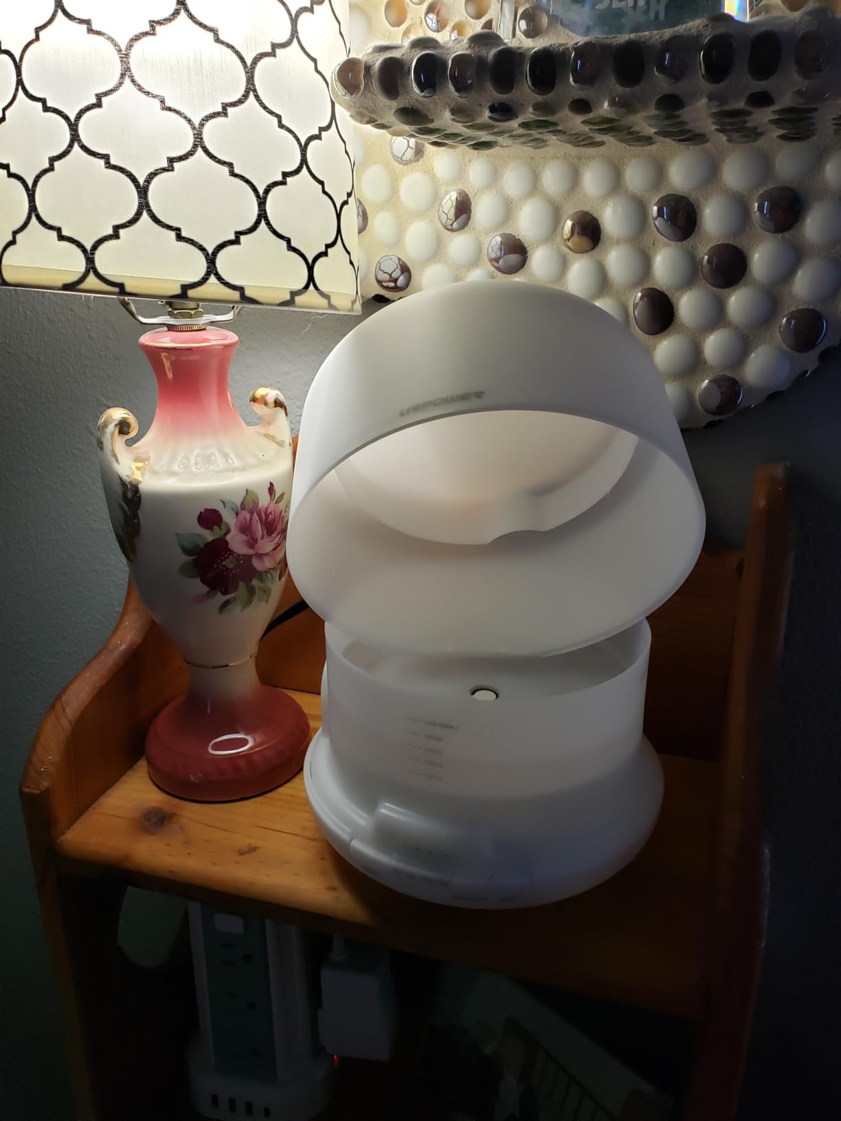 URPOWER 500mL Essential Oil Diffuser Humidifier for Home & Large Rooms | With 4 Timer Settings, 7-Color LED Lighting & Auto Shut-Off Protection for Living Rooms Bedrooms and Everyday Home Fragrance customer photo 1