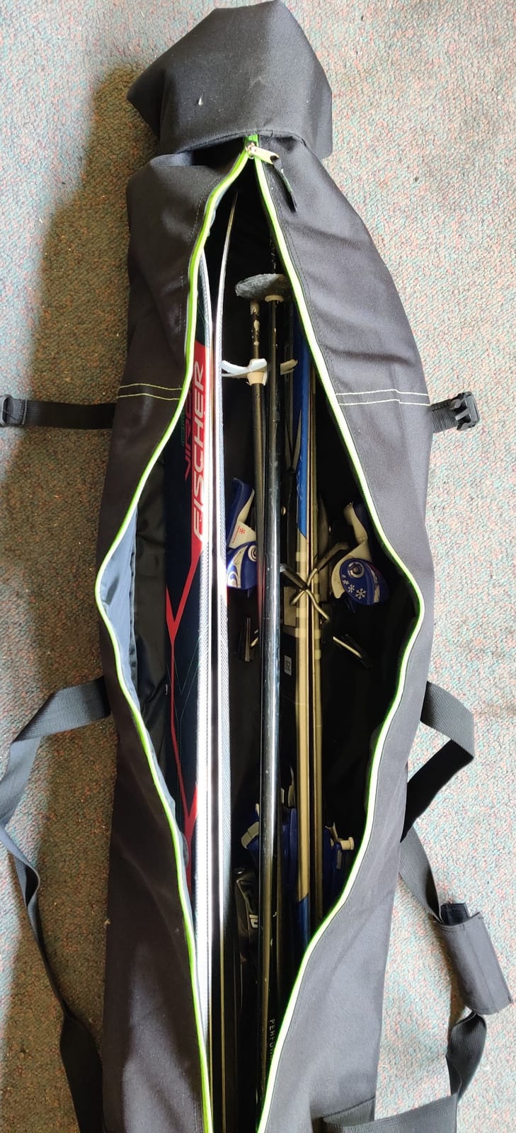 Athletico Ski & Boot Bag Combo | Store Skis Up to 200 CM & Boots Up To Size 13 | Includes 2 Padded Bags customer photo 1