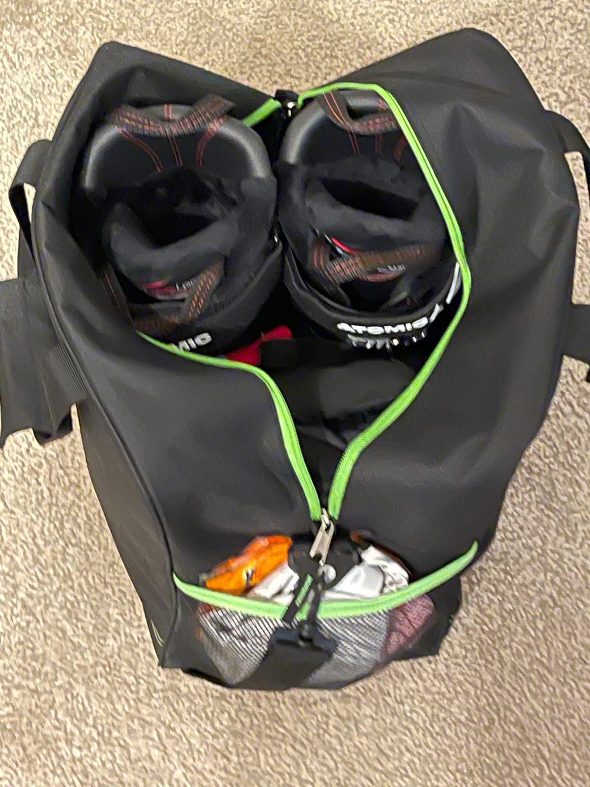 Athletico Ski & Boot Bag Combo | Store Skis Up to 200 CM & Boots Up To Size 13 | Includes 2 Padded Bags customer photo 2