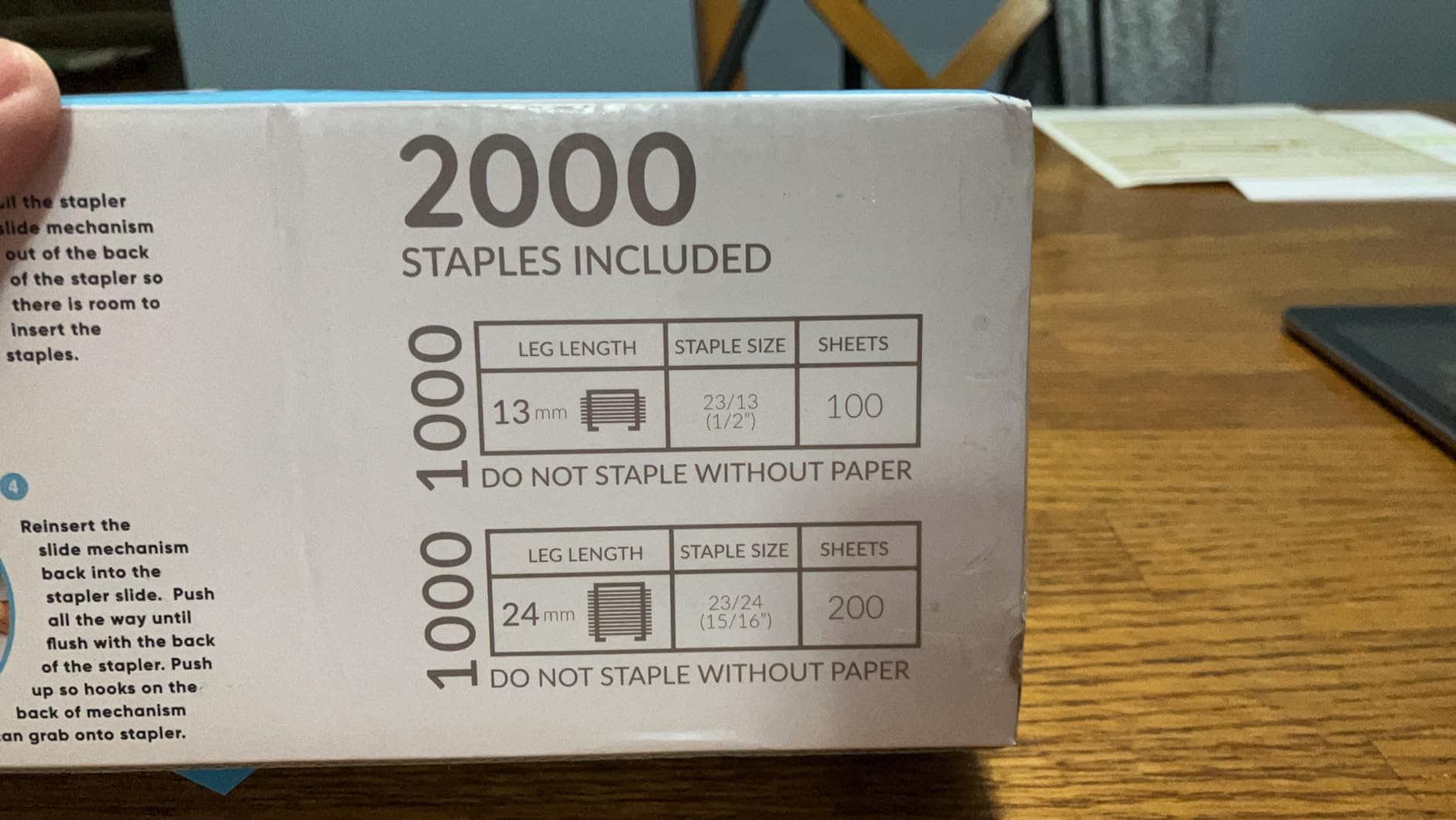 Blue Summit Supplies Heavy Duty Stapler, 200 Sheet Capacity, 2000 Staples | all metal full strip stapler, multiple staple sizes, for thick reports, high-volume office and classroom use customer photo 2