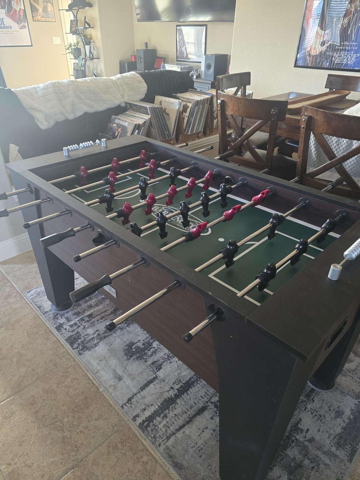 Barrington Foosball Multiple Styles Soccer Foosball Tables, Durable & Stylish Designs with Tabletop Sports Soccer Balls, Perfect for Family Game Rooms customer photo 2