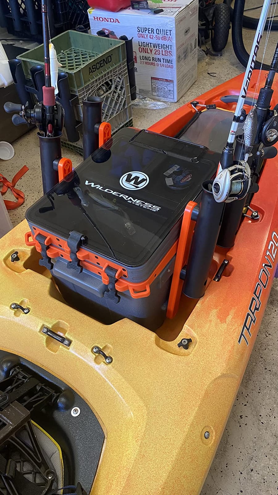 Wilderness Systems Kayak Crate - 4 Rod Holders - Kayak and Boat Tackle Storage - Fits Angler Boats customer photo 2