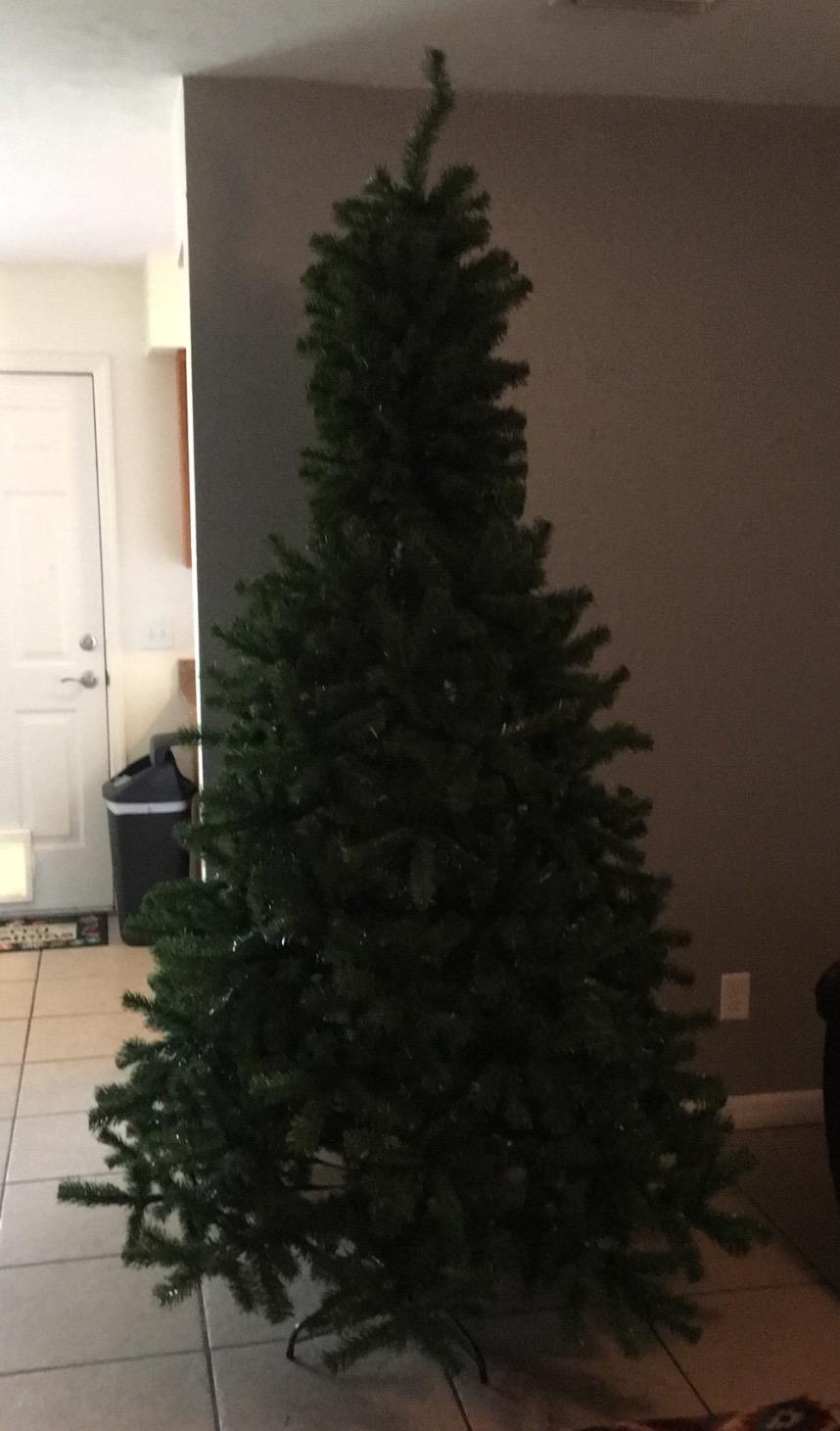Best Choice Products Artificial Christmas Tree, 9ft Premium Unlit Realistic Spruce Holiday Decor w/Dense Branches, Easy Assembly, Metal Base customer photo 2