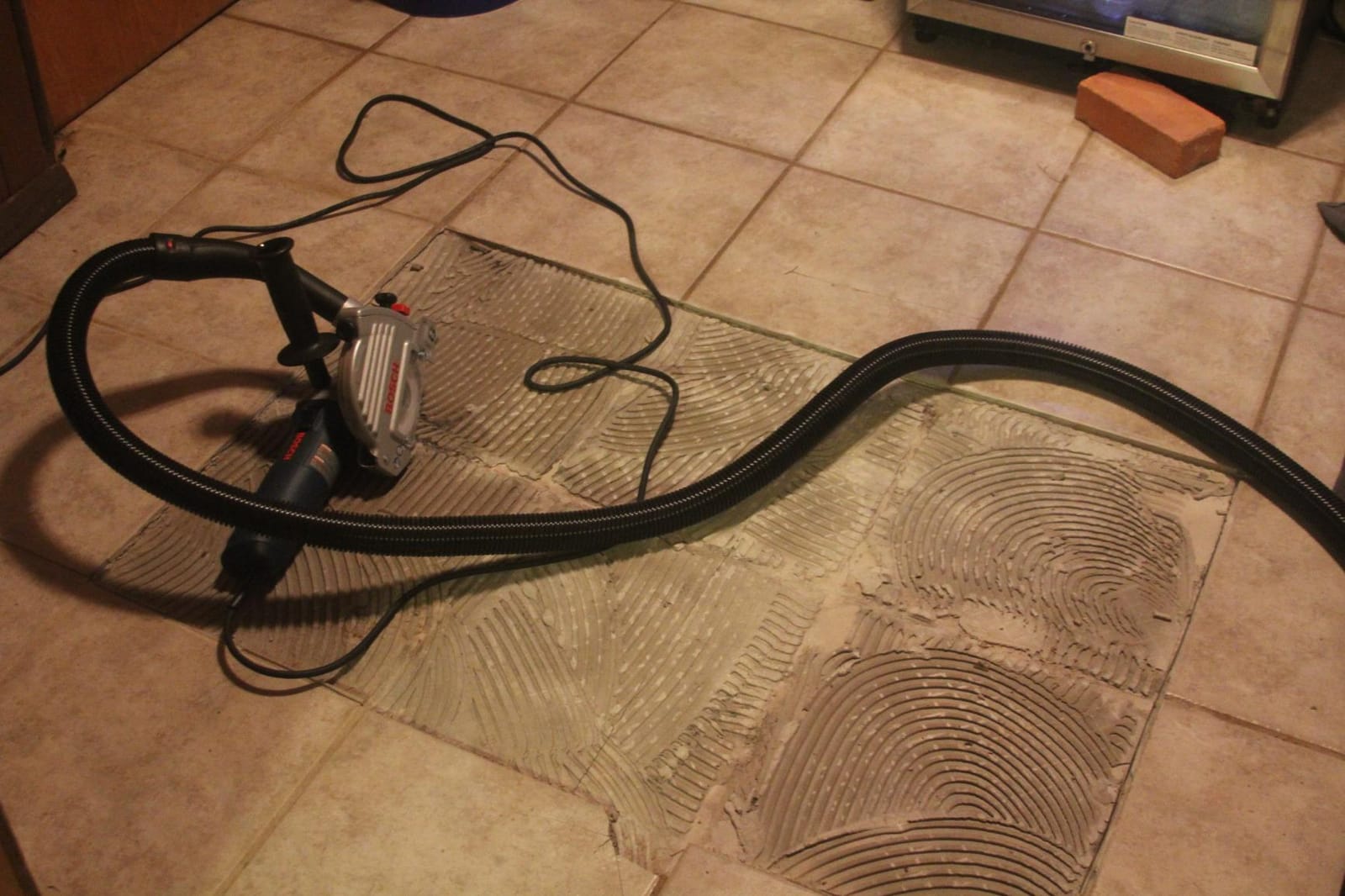Bosch VAC090AH 9 Gallon Dust Extractor with Auto Filter for Grinder 1773AK, HEPA Filter System customer photo 2