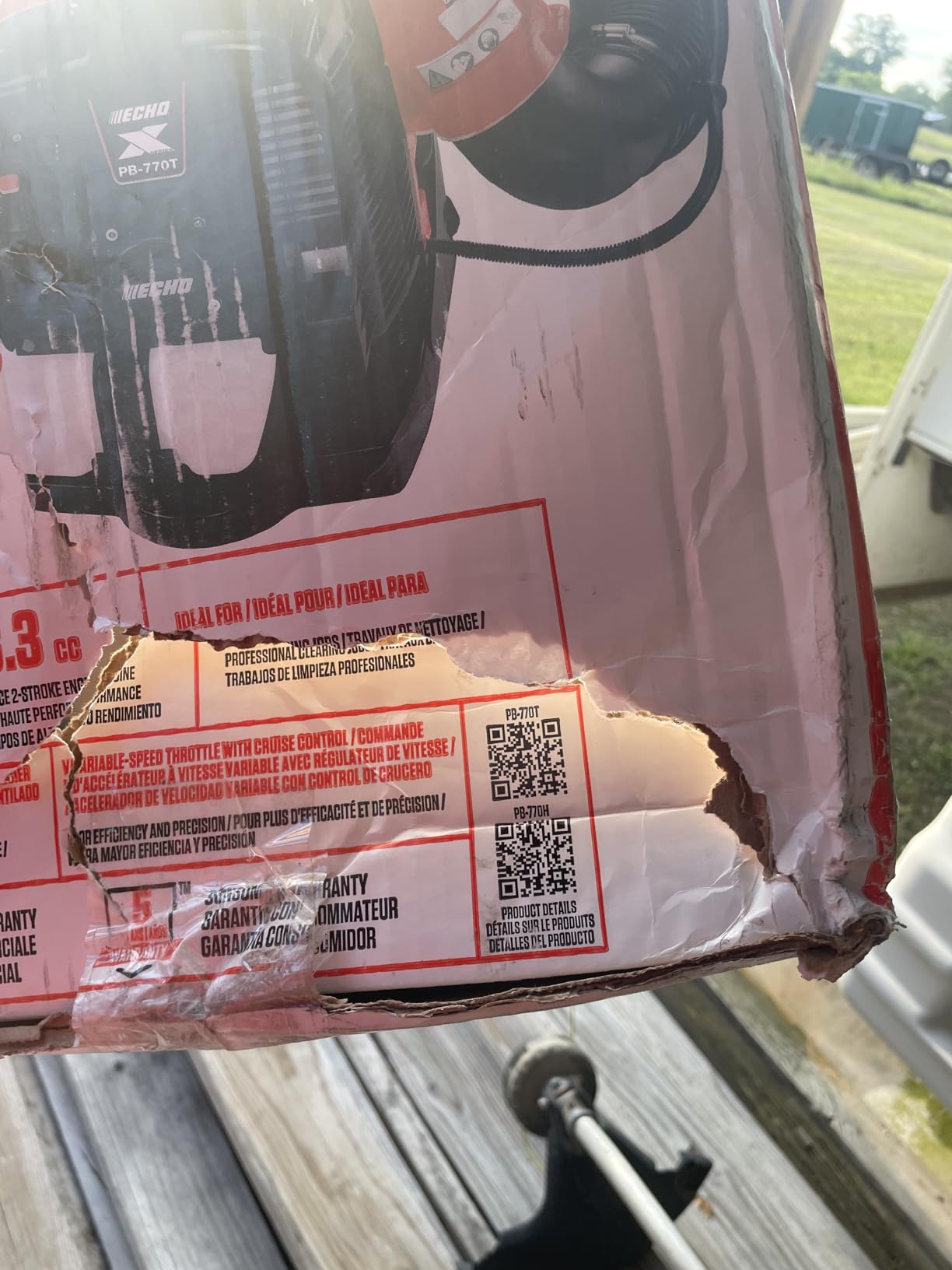 PB-770T - Echo Backpack Blower - Commercial Grade 63.3 cc, Gas, 756 CFM, 234 MPH, 5-yr Consumer Warranty! customer photo 2