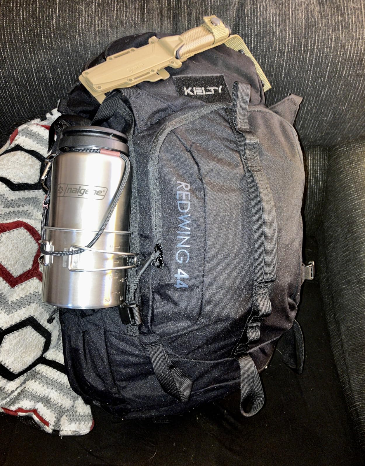 Kelty Redwing Tactical Backpack - Built to Military Specification Army Backpack, Durable & Strong, Built to Last, Aluminum Stays, Ideal for Military, Police, Outdoors Hiking or Bug Out Bag | Black 30L customer photo 1