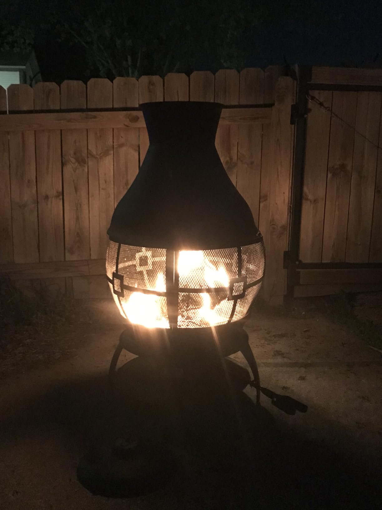 BALI OUTDOORS Chiminea Outdoor Fireplace customer photo 1