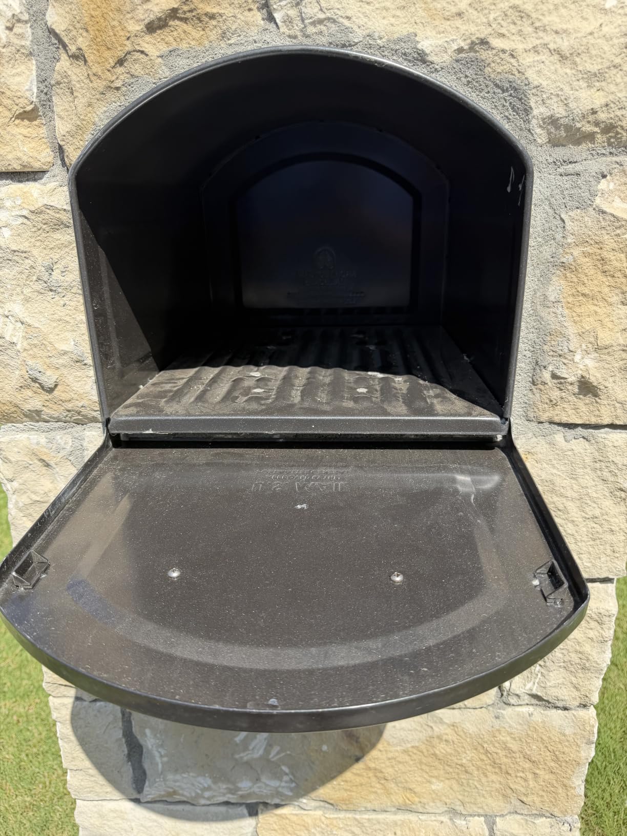 Architectural Mailboxes 950020B-10 Centennial Postmount Mailbox, XL, Black customer photo 2