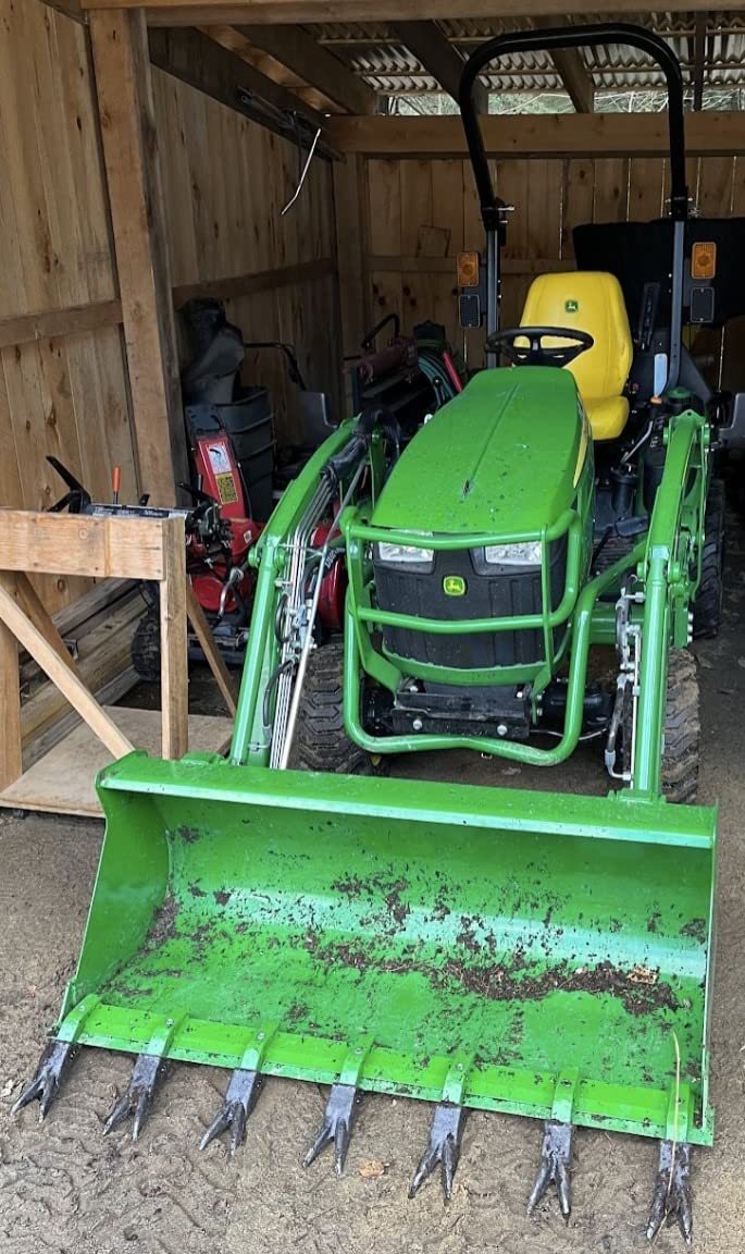Bucket Tooth Bar for Sub-Compact Tractor - Green 53 Inch, Fits Bucket Cutting Edges Sized 1/2
