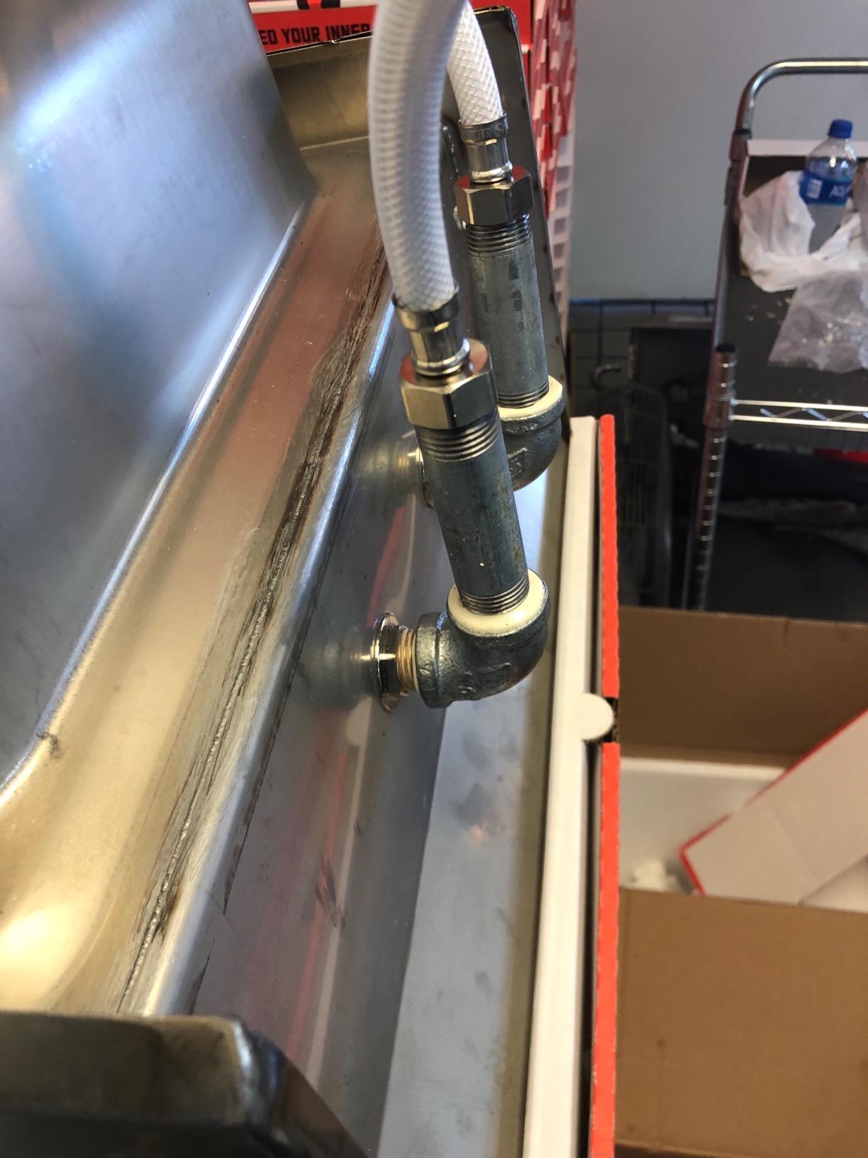 Bonnlo Upgraded Commercial Hand Wash Stainless Steel Prep/Bar Sink with Side Splash Guard - Wall Mount Utility Sink customer photo 2