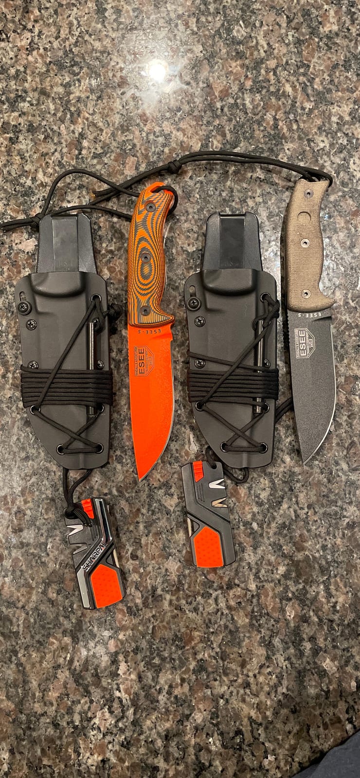 ESEE Authentic Model 5 Tactical Survival Fixed Blade Knife - Ambidextrous Kydex Sheath - SERE Team Designed (ESEE-5P-E) customer photo 1