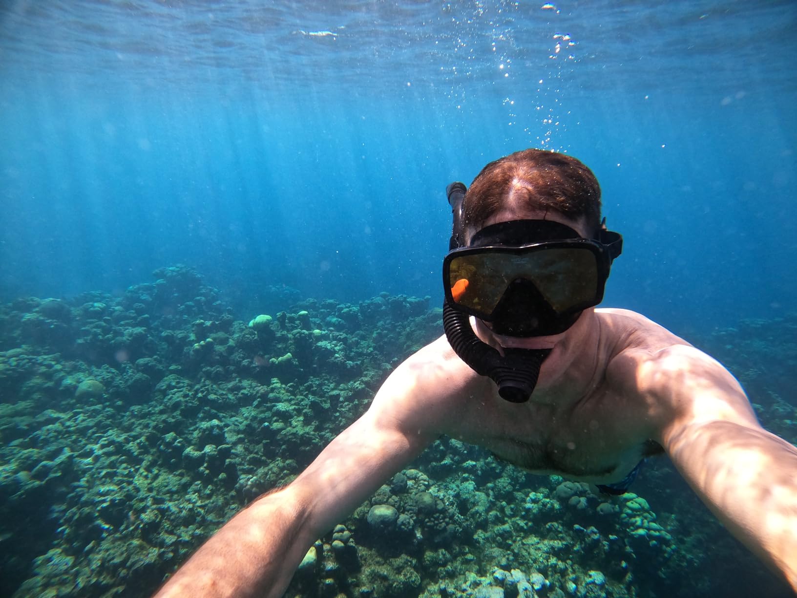 EVO Hi Definition Mask and Snorkel Combo - Single Lens Adult Set - Diving Mask With Valve - Scuba Accessories customer photo 2