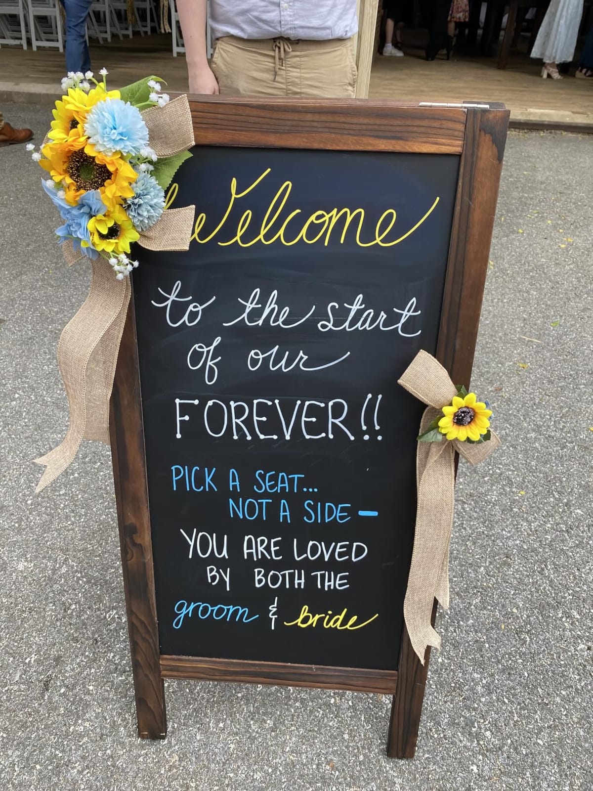 4 THOUGHT A-Frame Double-Sided Magnetic Chalkboard 40