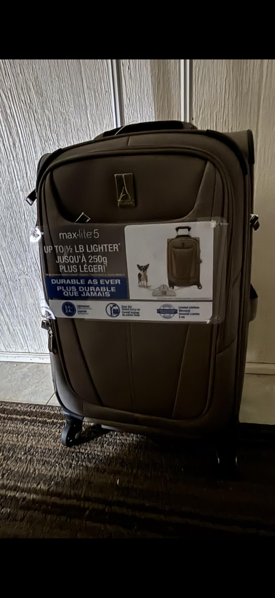 Travelpro Maxlite 5 Softside Checked Luggage Spinner, Black, 25-Inch customer photo 1