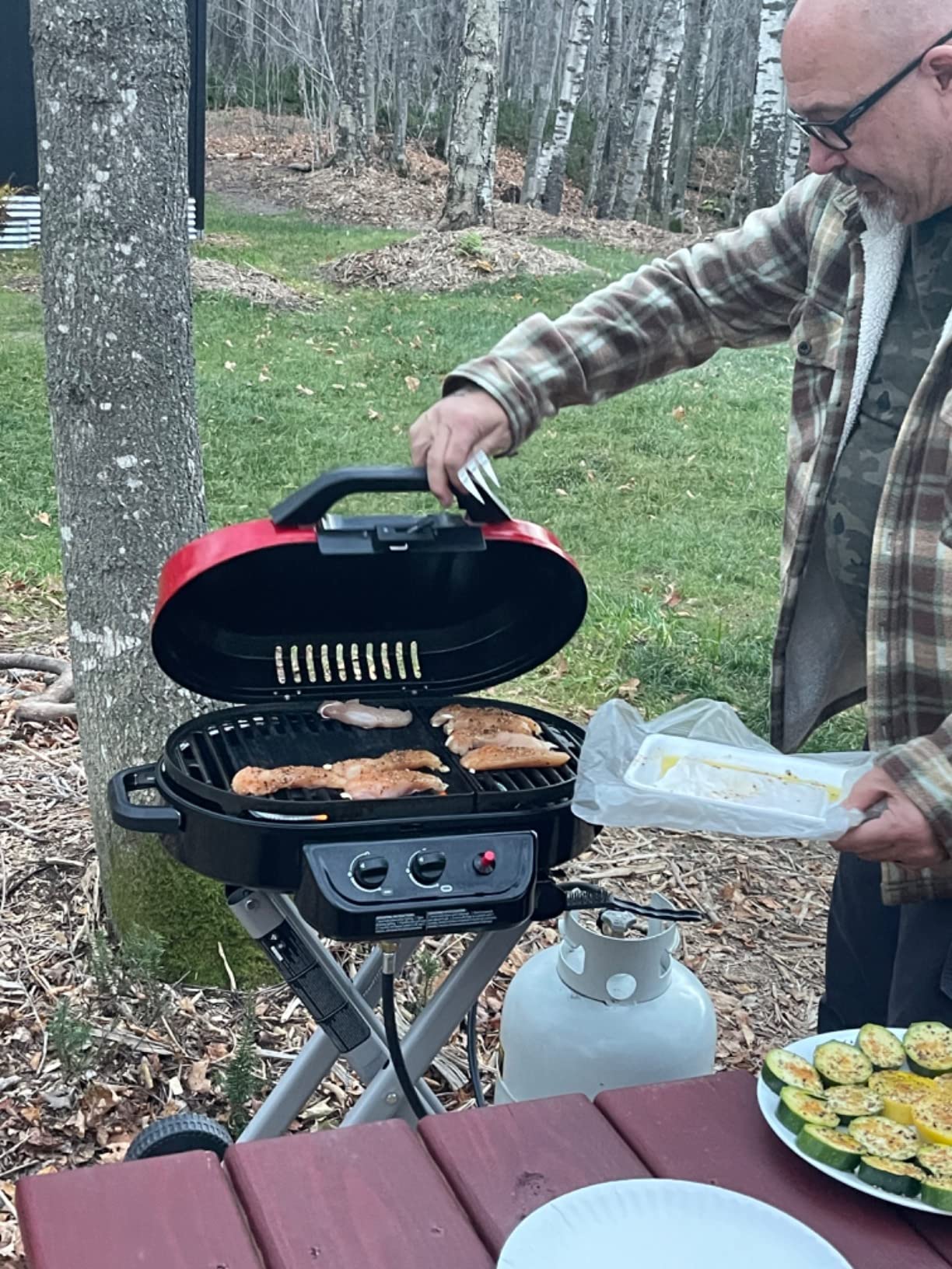 Coleman RoadTrip 225 Portable Propane Grill, 2-Burner Gas Grill with Matchless Ignition & Adjustable Temperature Control, 11,000 BTUs of Power for Grilling, Tailgating, Camping, BBQ, & More customer photo 2