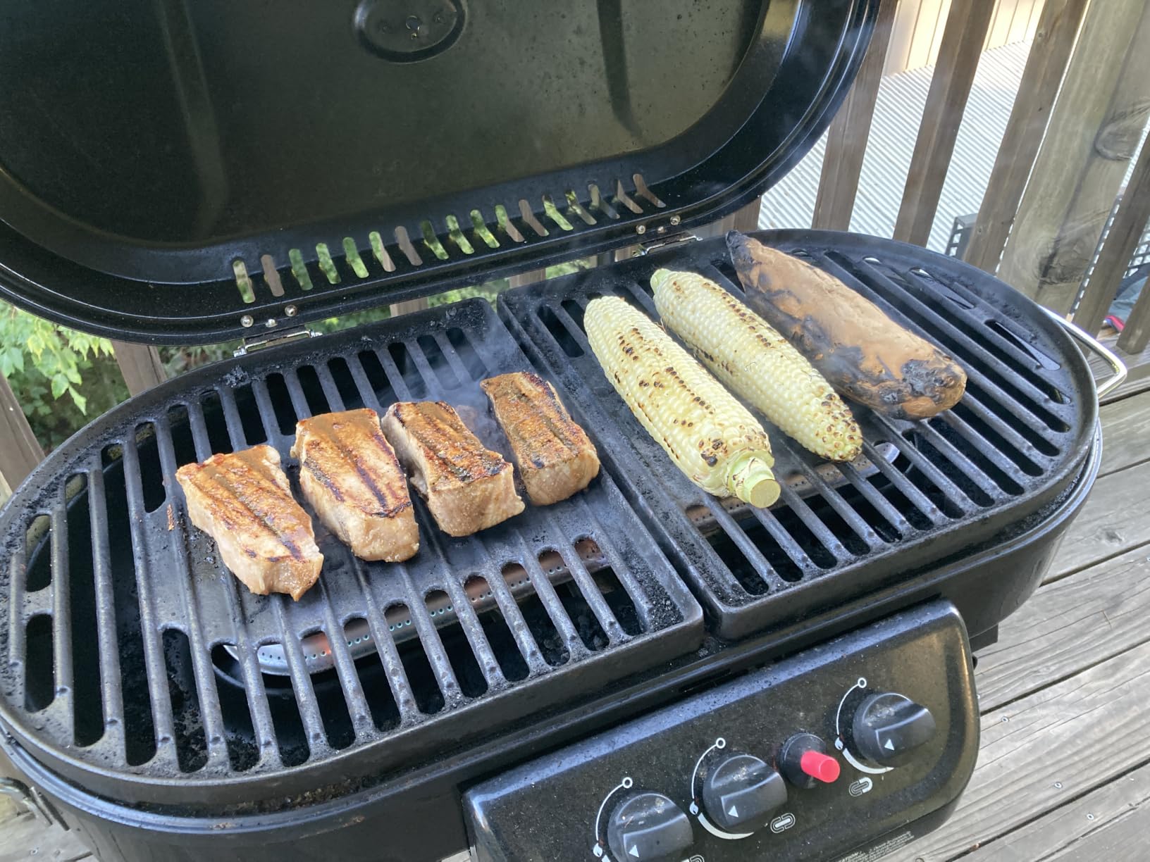 Coleman RoadTrip 285 Portable Stand-Up Propane Grill with 3 Adjustable Burners & Instastart Ignition, 20,000 BTUs of Power for Outdoor Cooking, Camping, Tailgating, Grilling, BBQs, & More customer photo 2