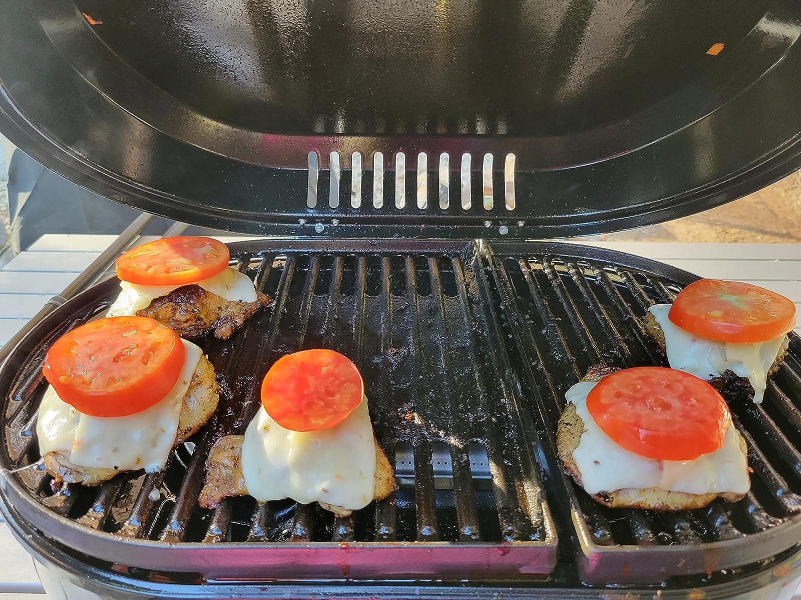 Coleman RoadTrip 225 Portable Tabletop Grill, 2-Burner Gas Grill with Matchless Ignition & Adjustable Temperature Control, 11,000 BTUs of Power for Grilling, Tailgating, Camping, BBQ, & More customer photo 1