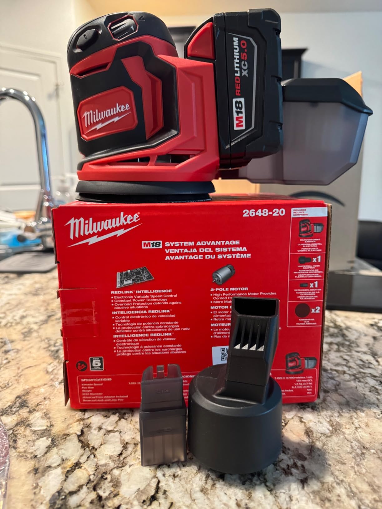 Milwaukee Electric Tools 2648-20 M18 Random Orbit Sander customer photo 2