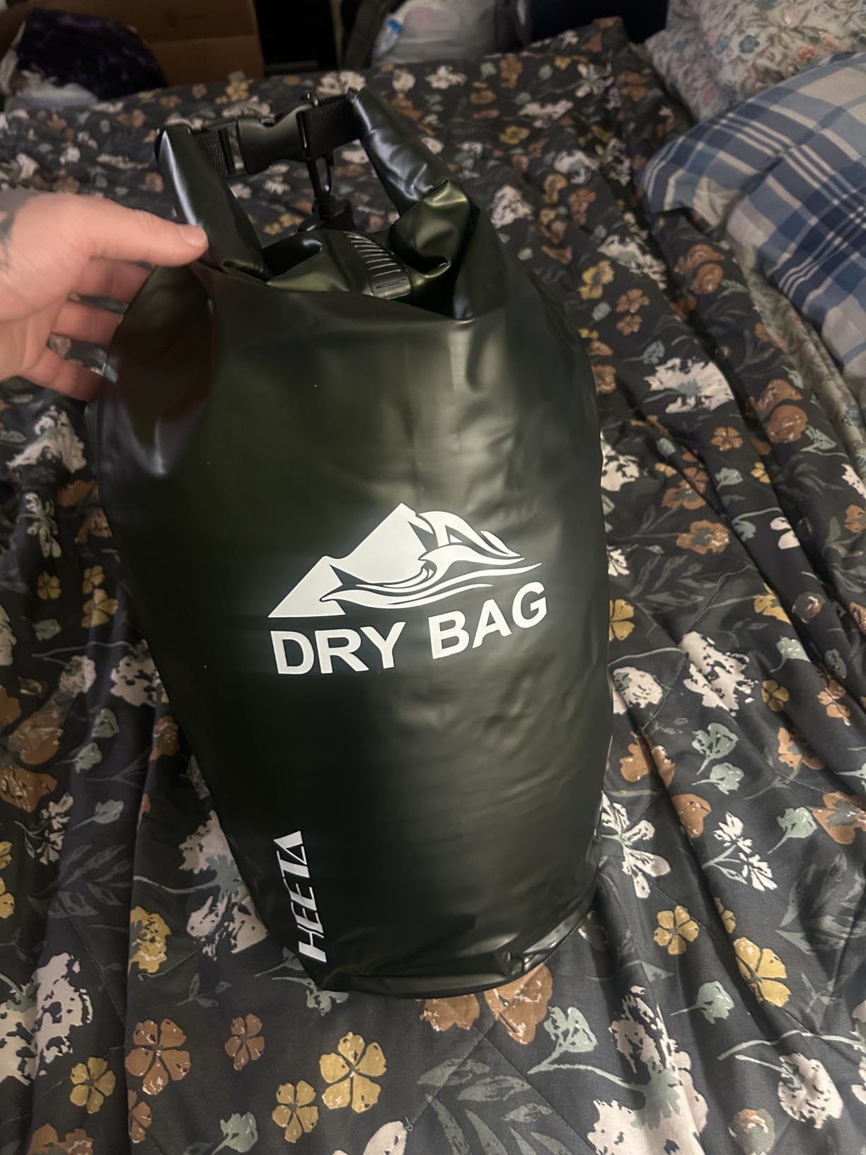 HEETA Dry Bag Waterproof Backpack with Phone Case 5L/10L/20L/30L/40L | Roll Top Lightweight Dry Storage Bag for Travel Boating Kayaking Paddle Board Camping Beach Essentials Accessories customer photo 2