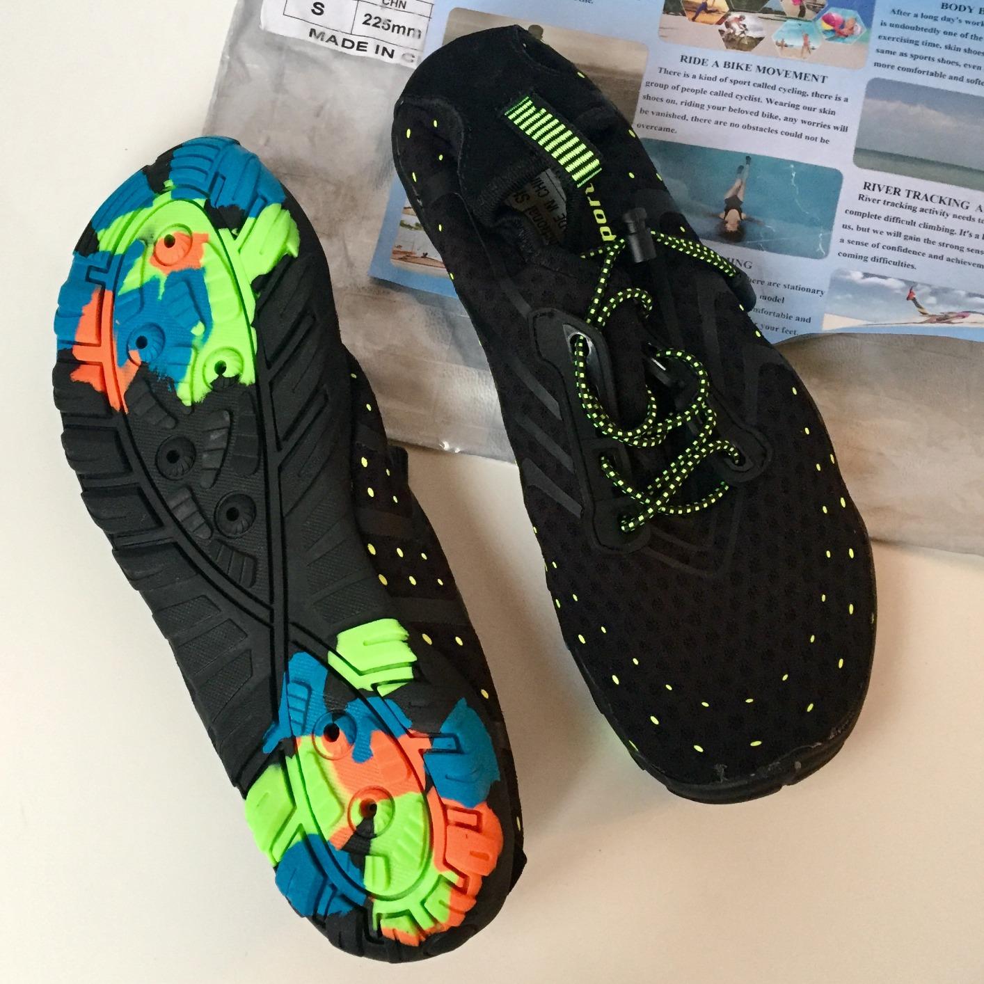 Mishansha Water Shoes for Women Men, Quick-Dry Barefoot Swim Shoes customer photo 1