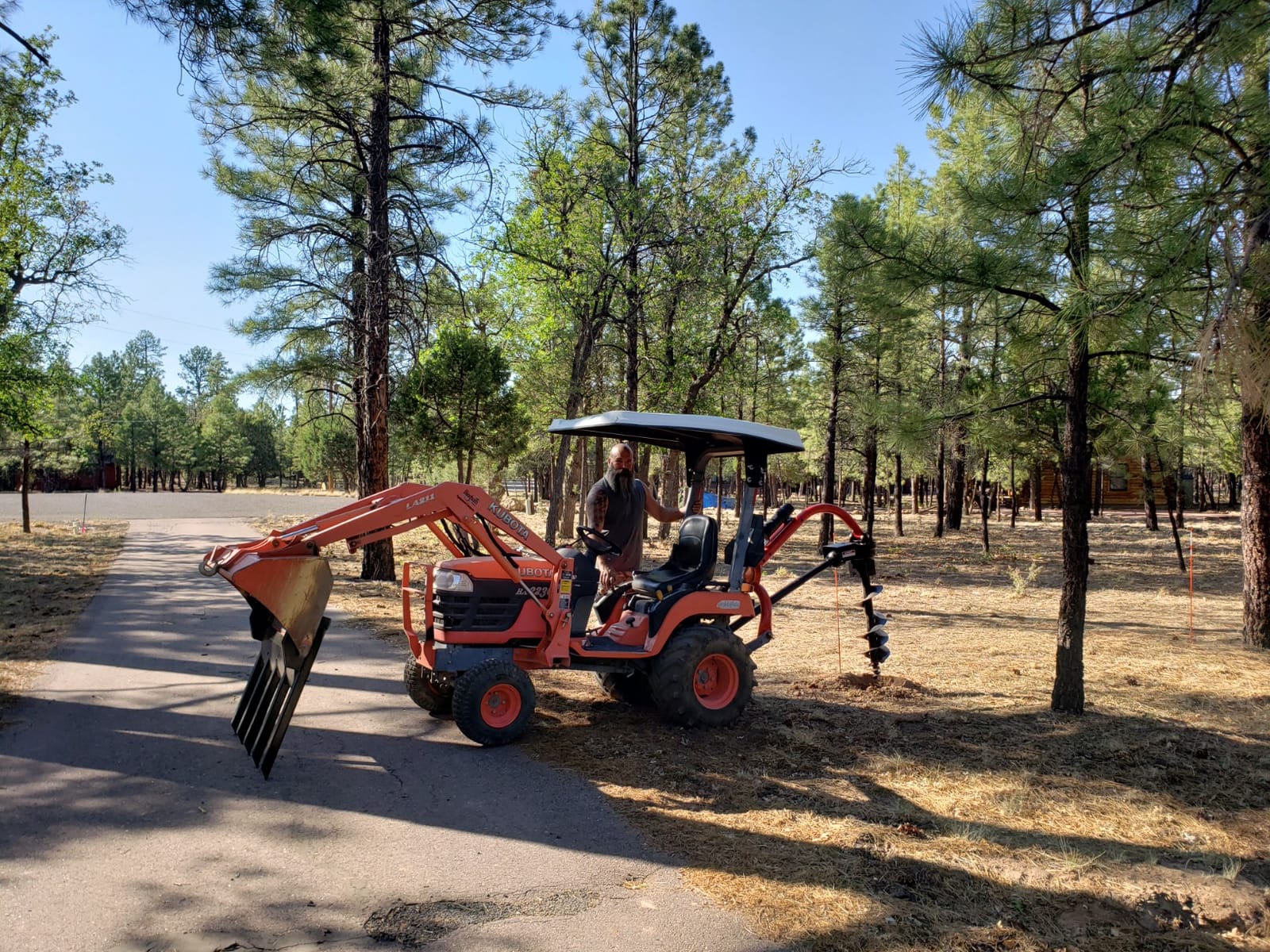 Pole-Star 400 3-Point Tractor Post Hole Digger for Compact/Sub-Compact/Cat 0 Tractors with 6