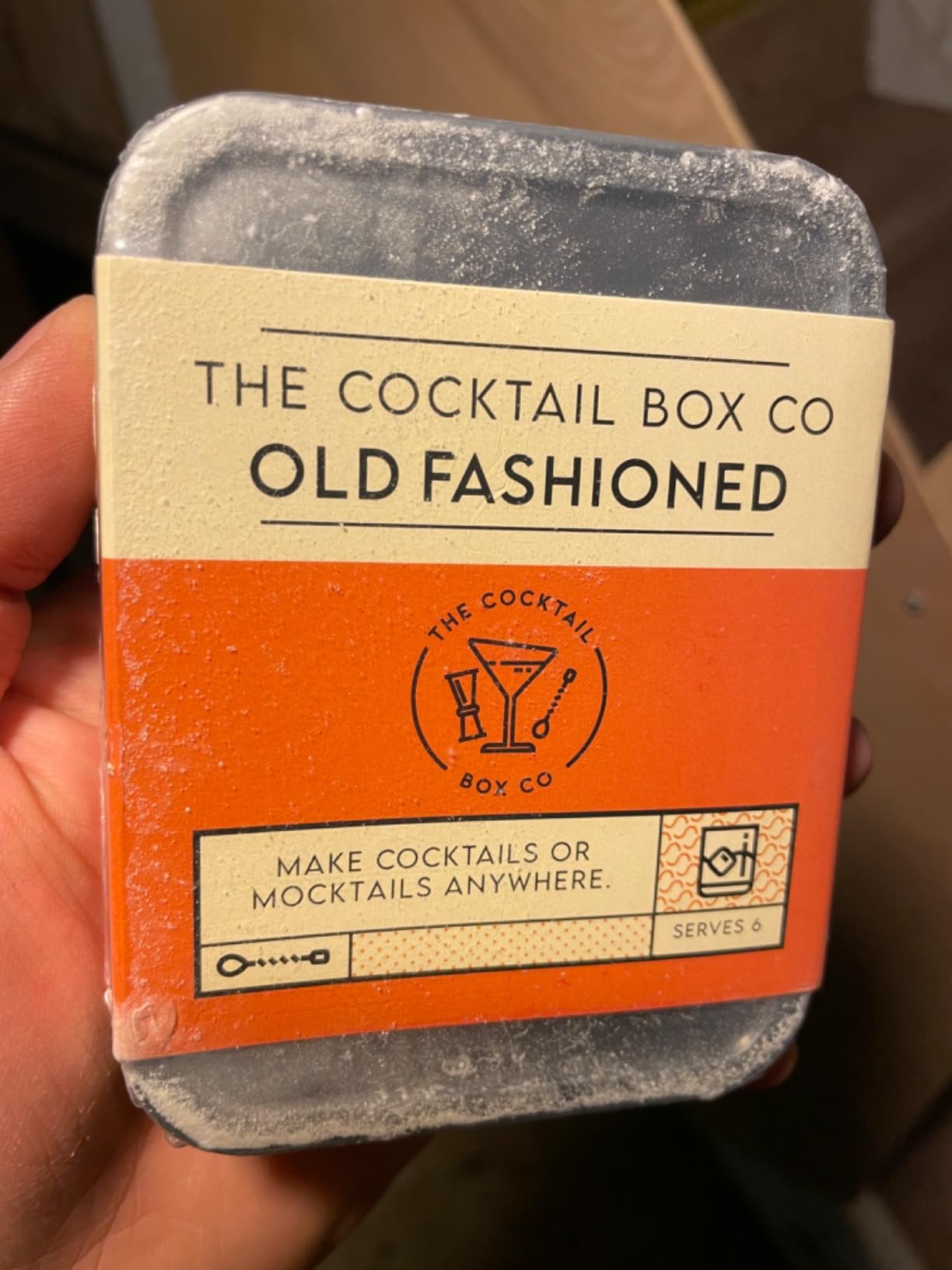 The Cocktail Box Co. Old Fashioned Cocktail Kit - Compact Plane Cocktail Kit for Travel - Includes Bitters & Old Fashioned Cubes - Standard Packaging customer photo 2