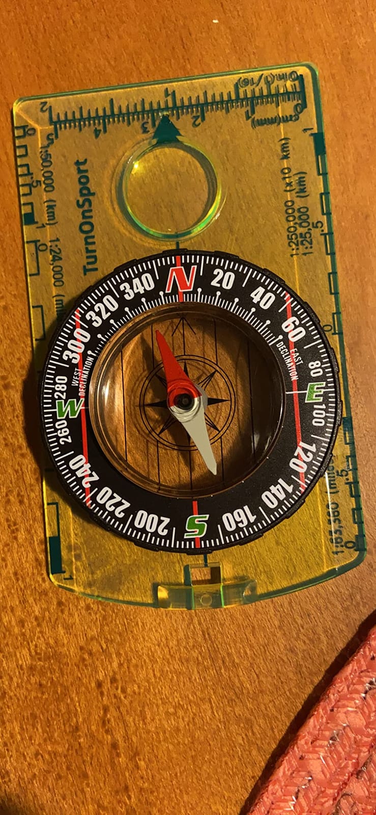 TurnOnSport Orienteering Compass - Advanced Scout Compass for Hiking, Camping, and Backpacking customer photo 1