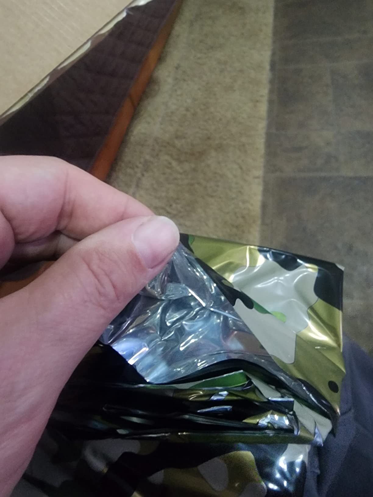 Don't Die In The Woods - Emergency Tent - Compact Outdoor Survival Shelter | Ultralight - Waterproof - Extra Thick - Space Blanket Thermal Mylar for Hiking Camping Survival Gear First Aid Kit Essentials customer photo 2
