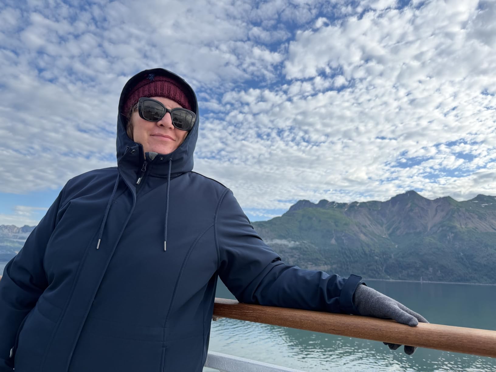 Outdoor Ventures Women's Waterproof Fleece Lined Hooded Softshell Rain Coat customer photo 1
