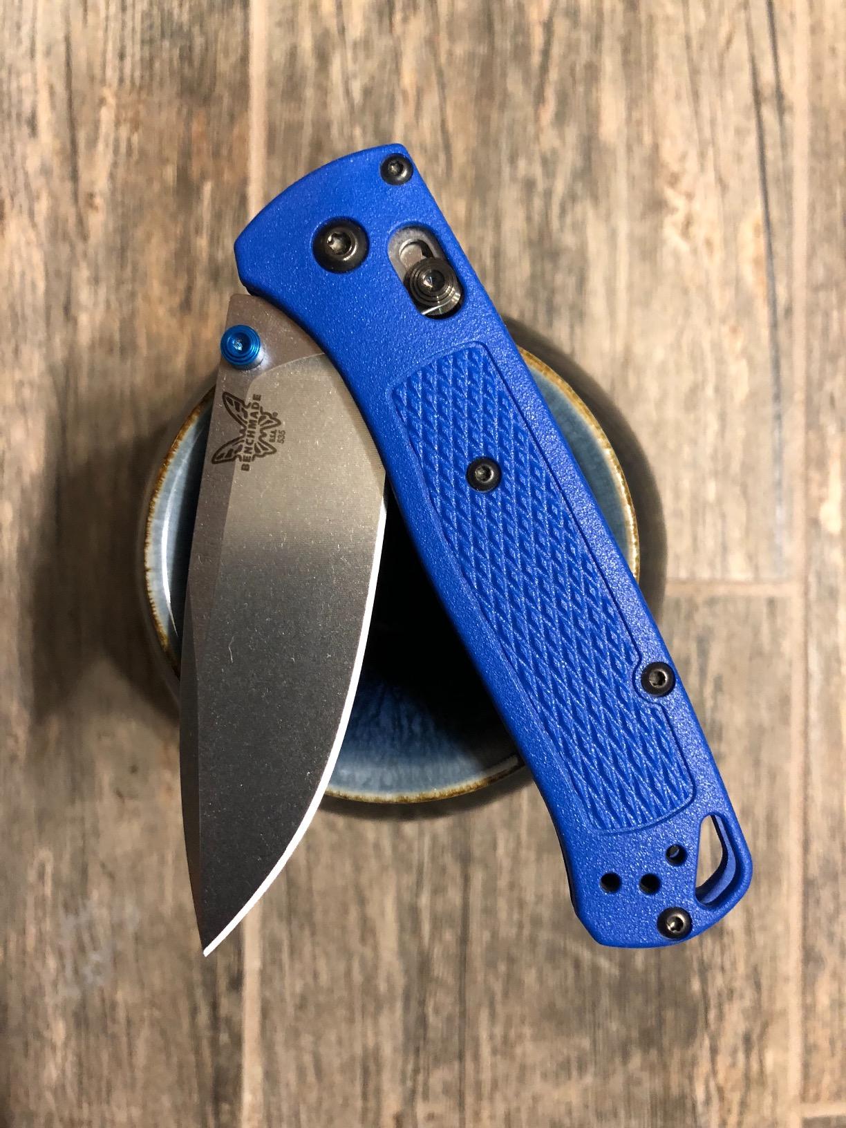 Benchmade Bugout EDC Knife, S30V Steel Blade (535GRY-1) | Ranger Green Grivory handle, Drop-Point blade customer photo 2